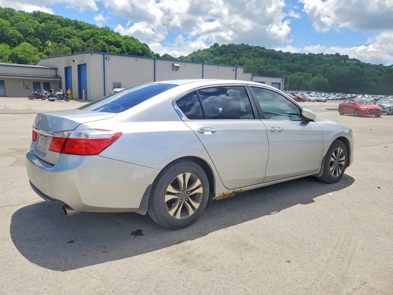 2013 Honda Accord Lx Silver vin: 1HGCR2F38DA183634
