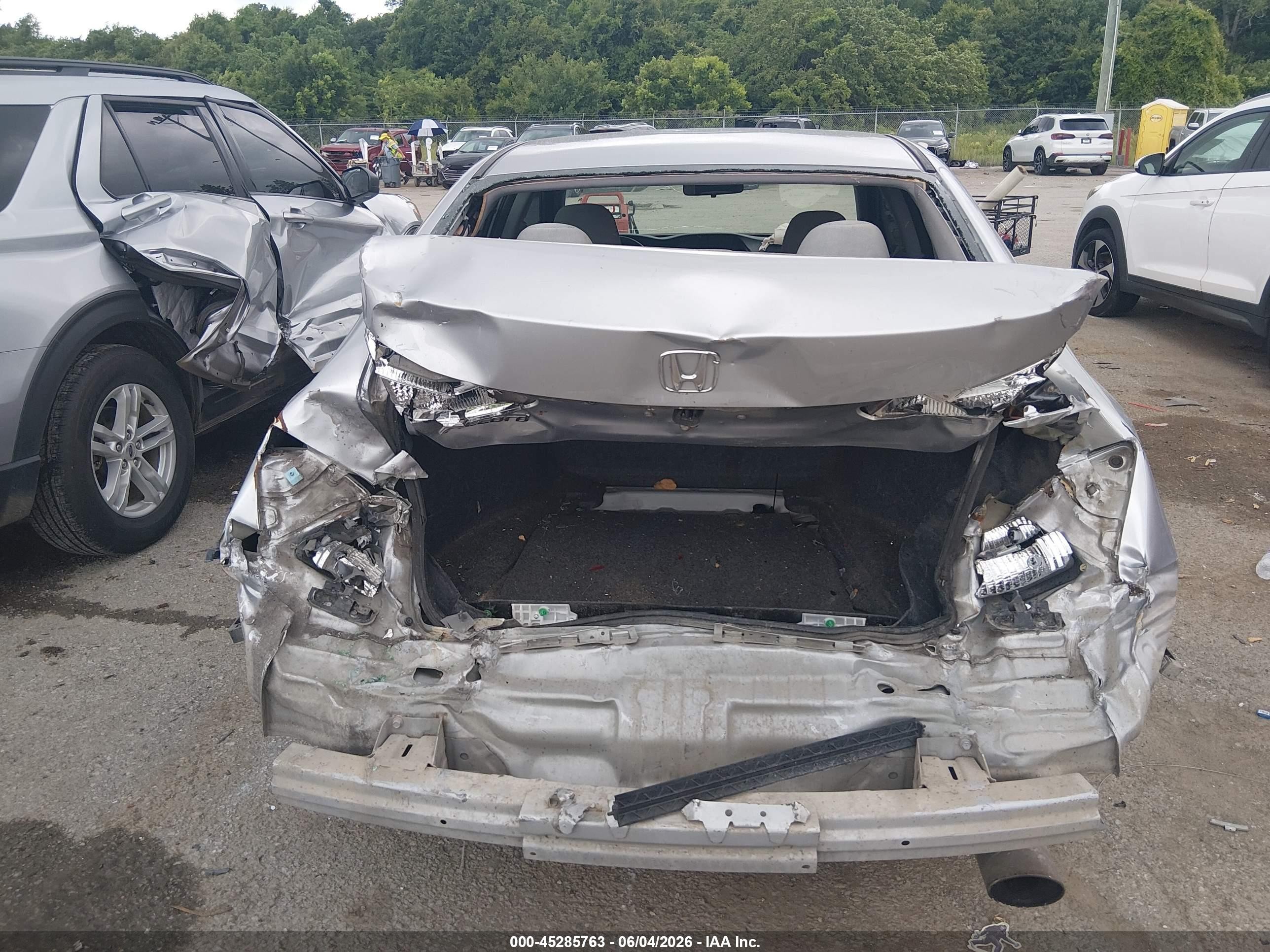 2013 Honda Accord Lx Silver vin: 1HGCR2F38DA187926