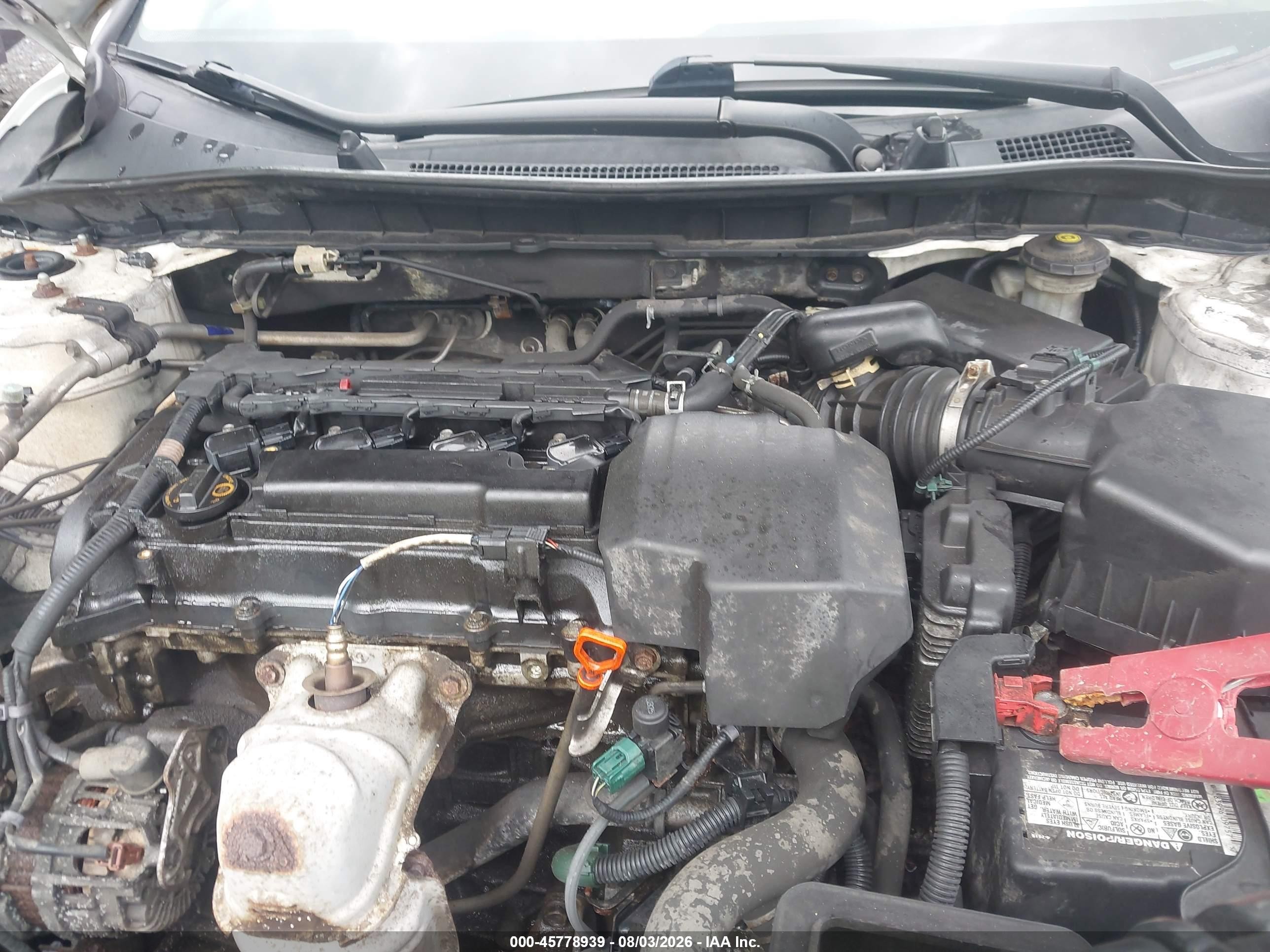 2013 Honda Accord Lx White vin: 1HGCR2F38DA195671