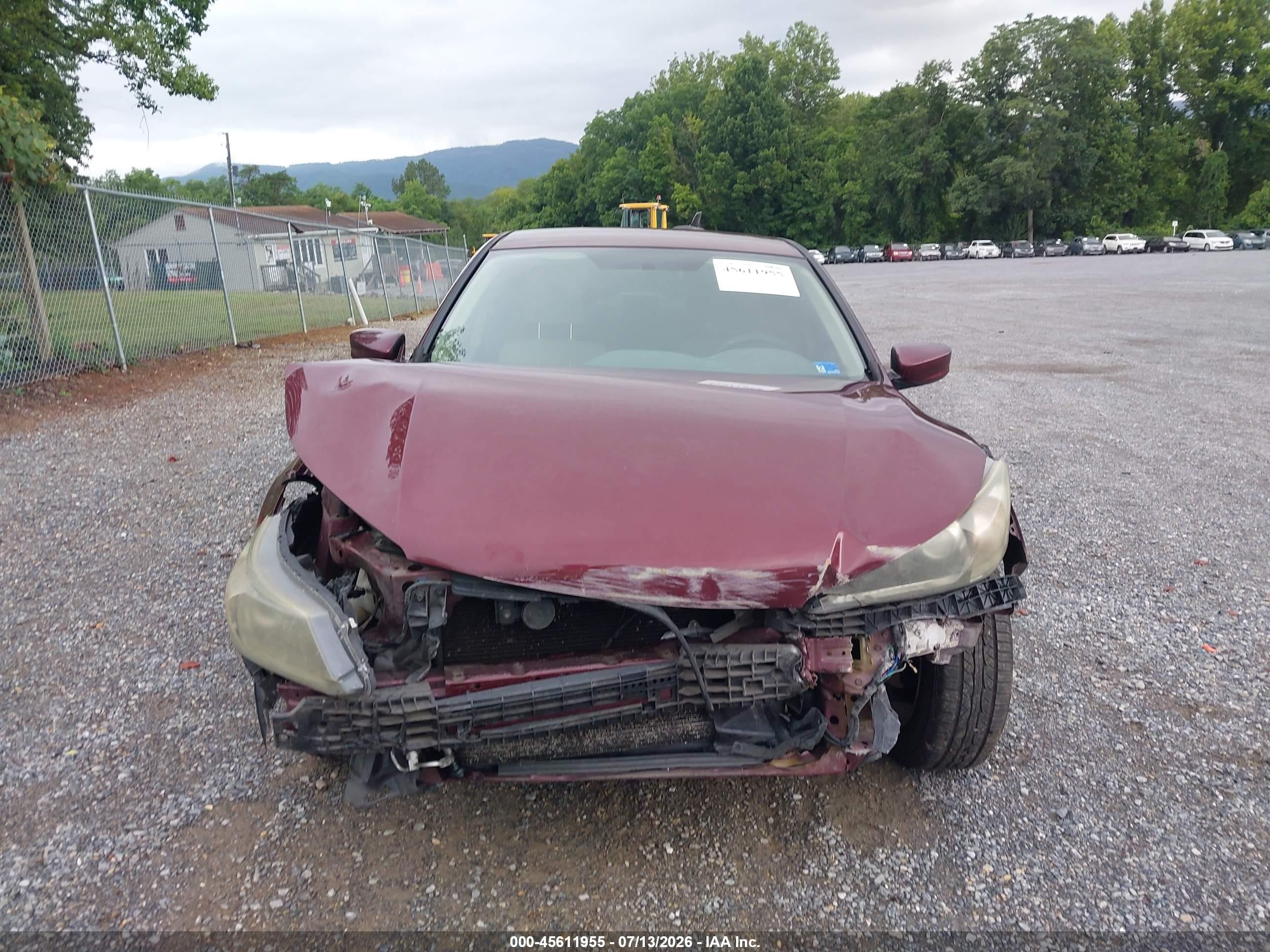 2013 Honda Accord Lx Red vin: 1HGCR2F38DA201260
