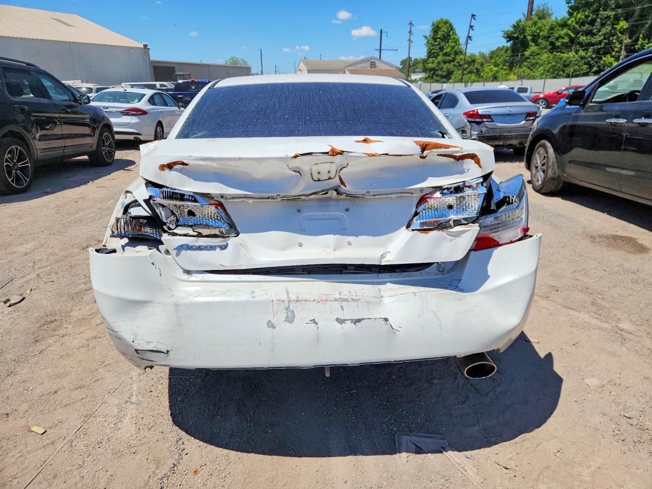 2013 Honda Accord Lx White vin: 1HGCR2F38DA207818