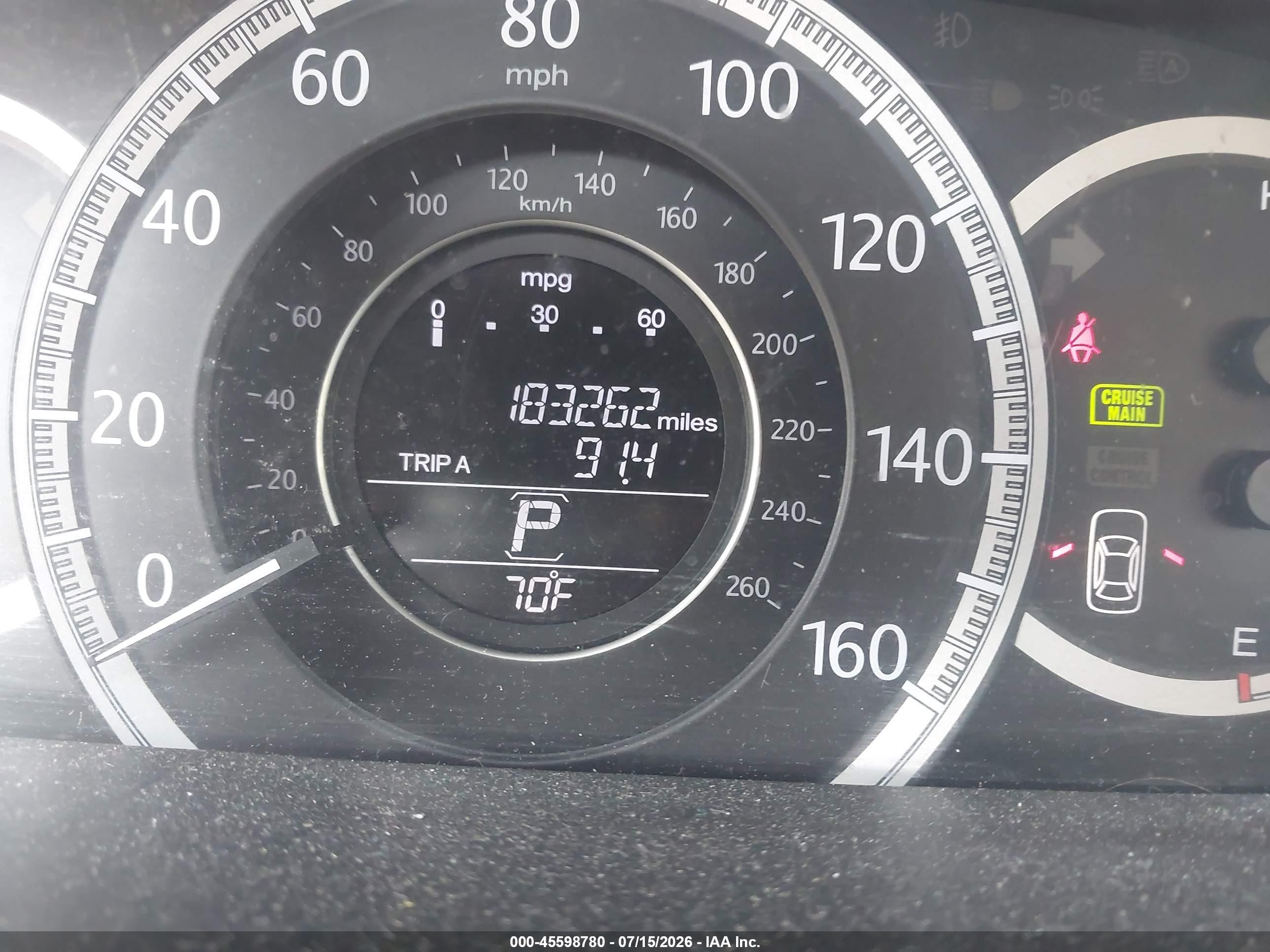 2013 Honda Accord Lx White vin: 1HGCR2F38DA225039