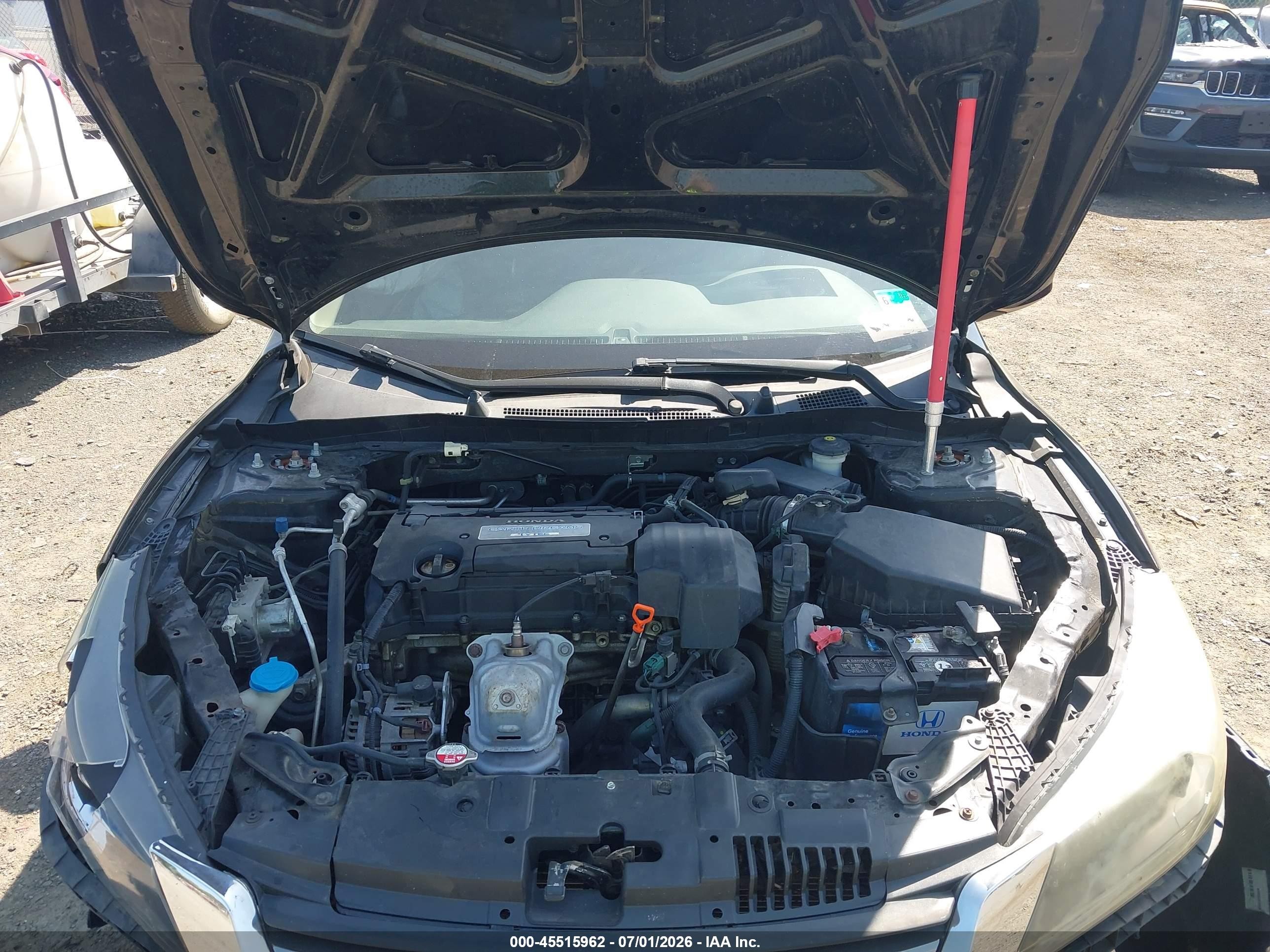 2013 Honda Accord Lx Black vin: 1HGCR2F38DA229849