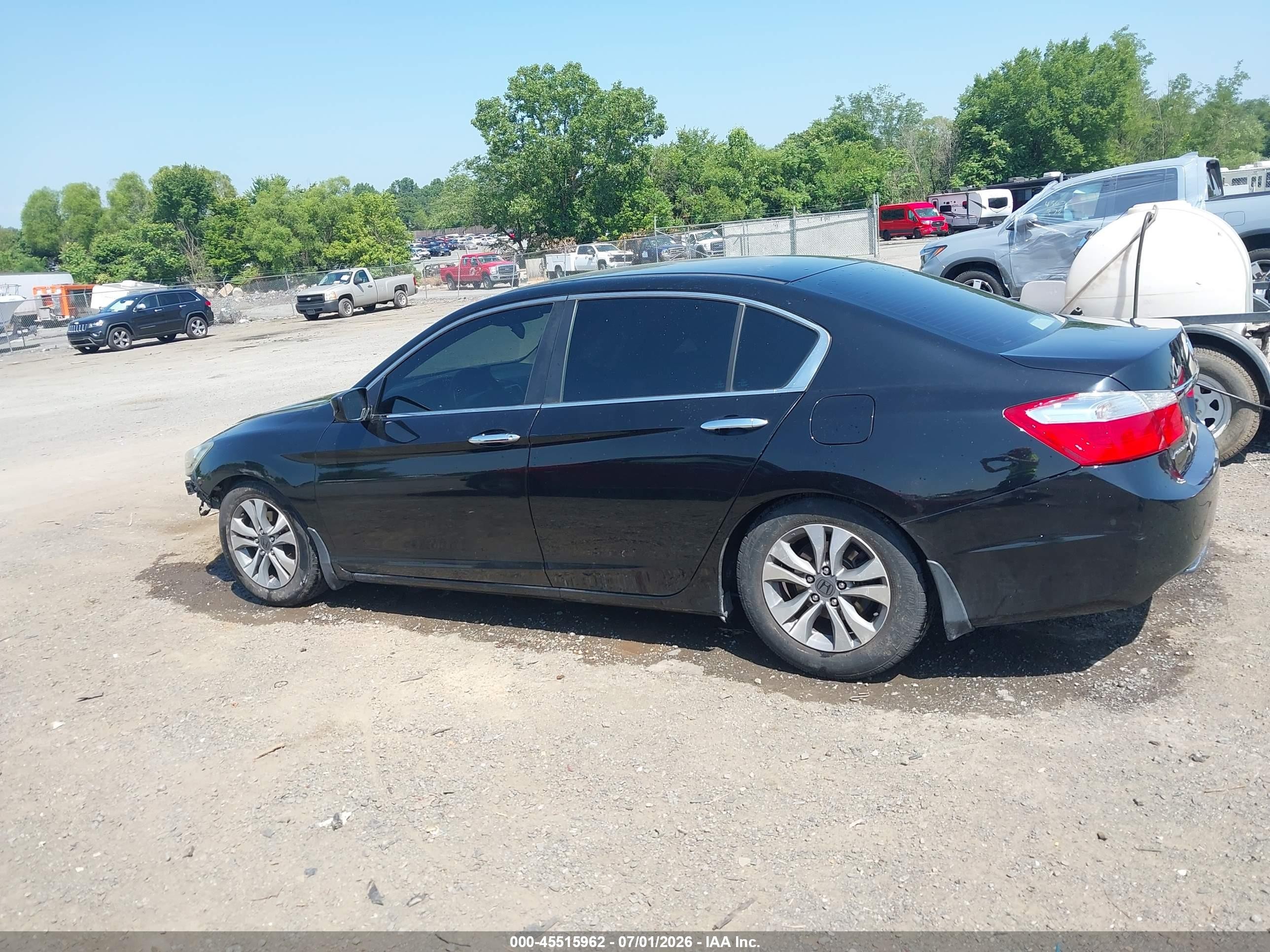 2013 Honda Accord Lx Black vin: 1HGCR2F38DA229849