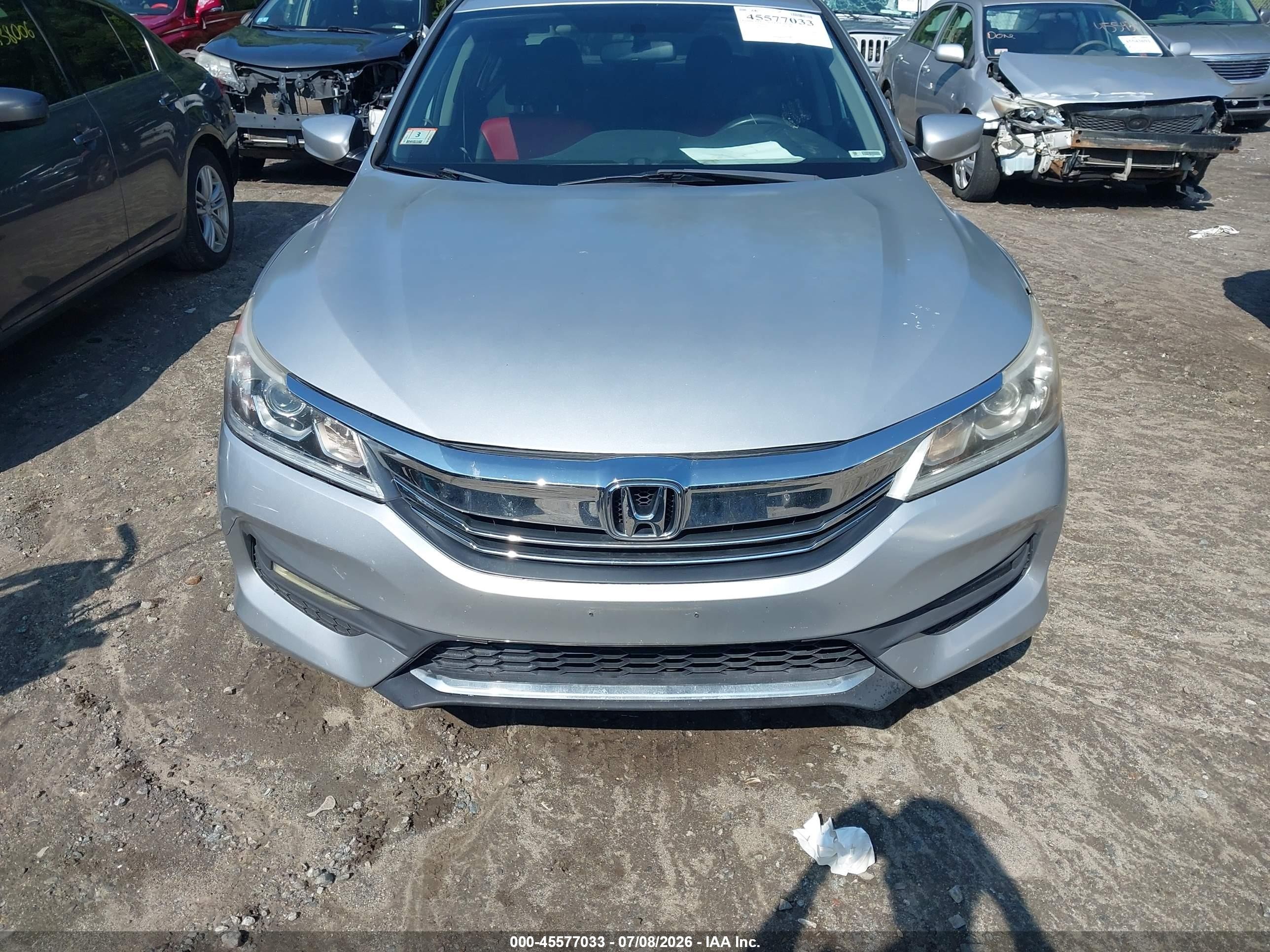 2013 Honda Accord Lx Silver vin: 1HGCR2F38DA233982