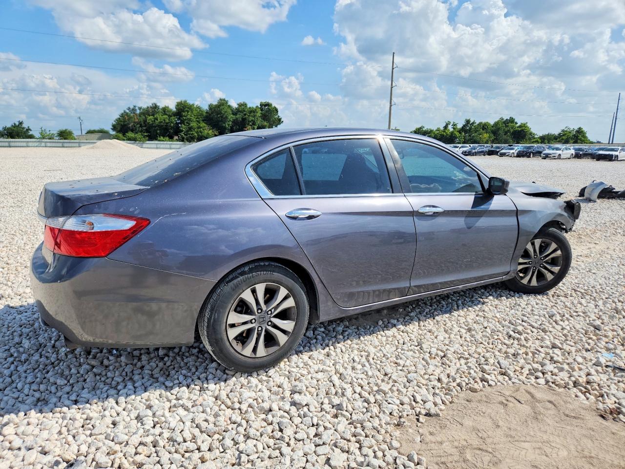 2013 Honda Accord Lx Gray vin: 1HGCR2F38DA236848