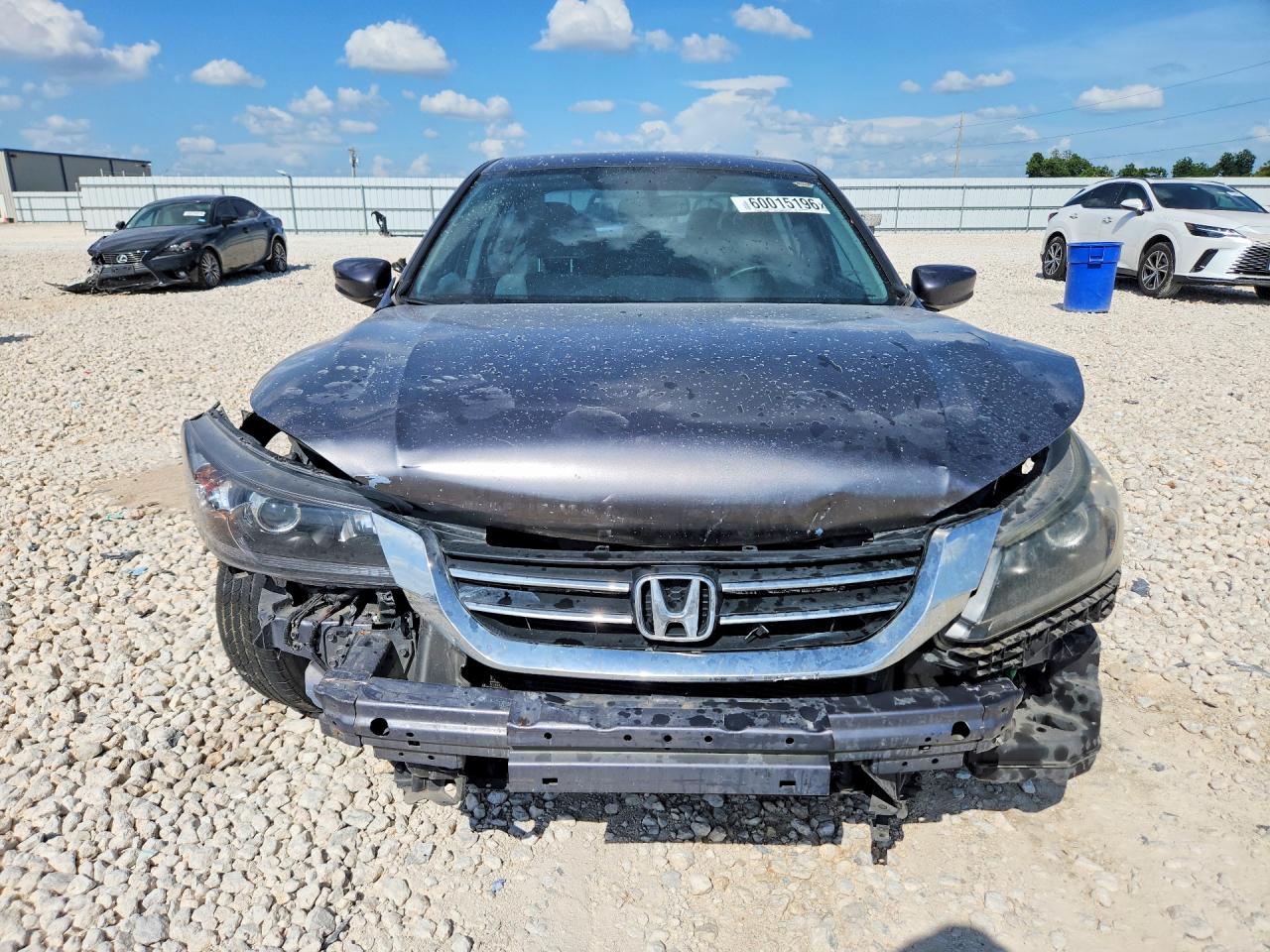 2013 Honda Accord Lx Gray vin: 1HGCR2F38DA236848