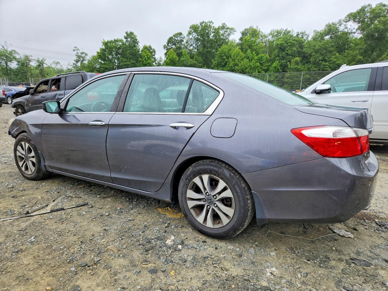 2013 Honda Accord Lx Gray vin: 1HGCR2F38DA257375