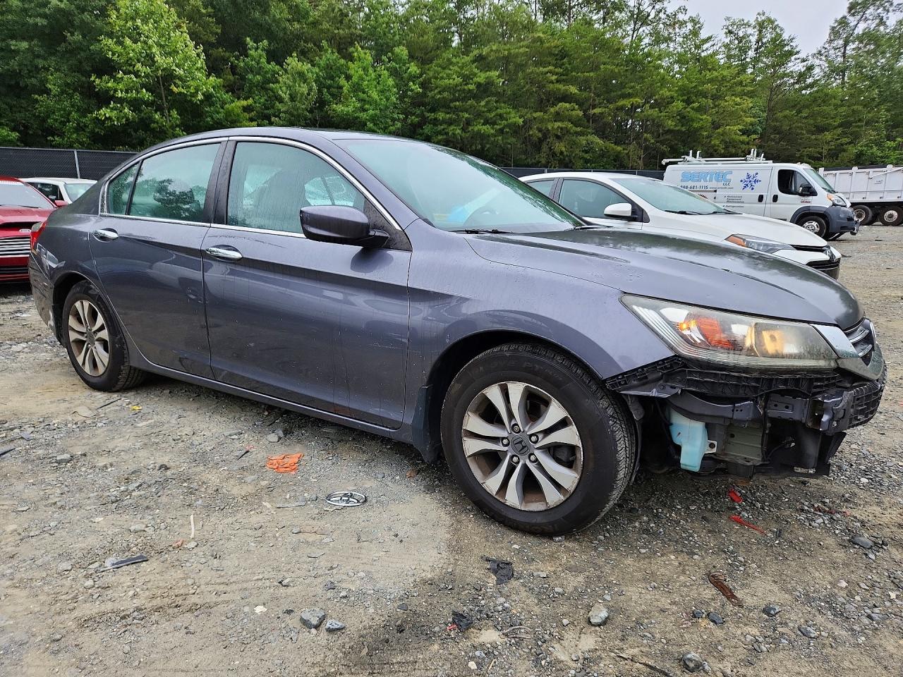 2013 Honda Accord Lx Gray vin: 1HGCR2F38DA257375