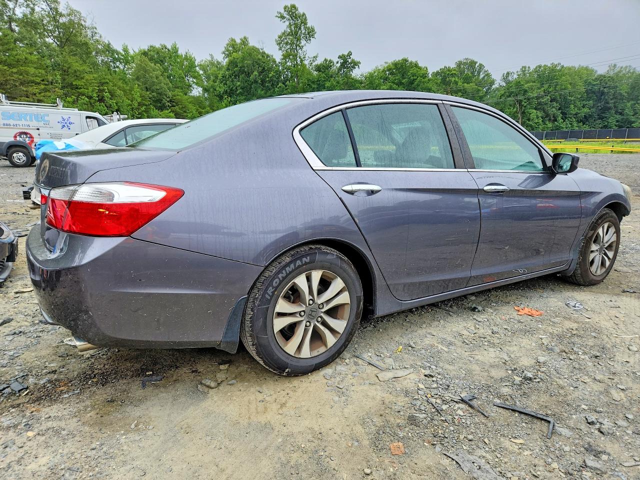 2013 Honda Accord Lx Gray vin: 1HGCR2F38DA257375