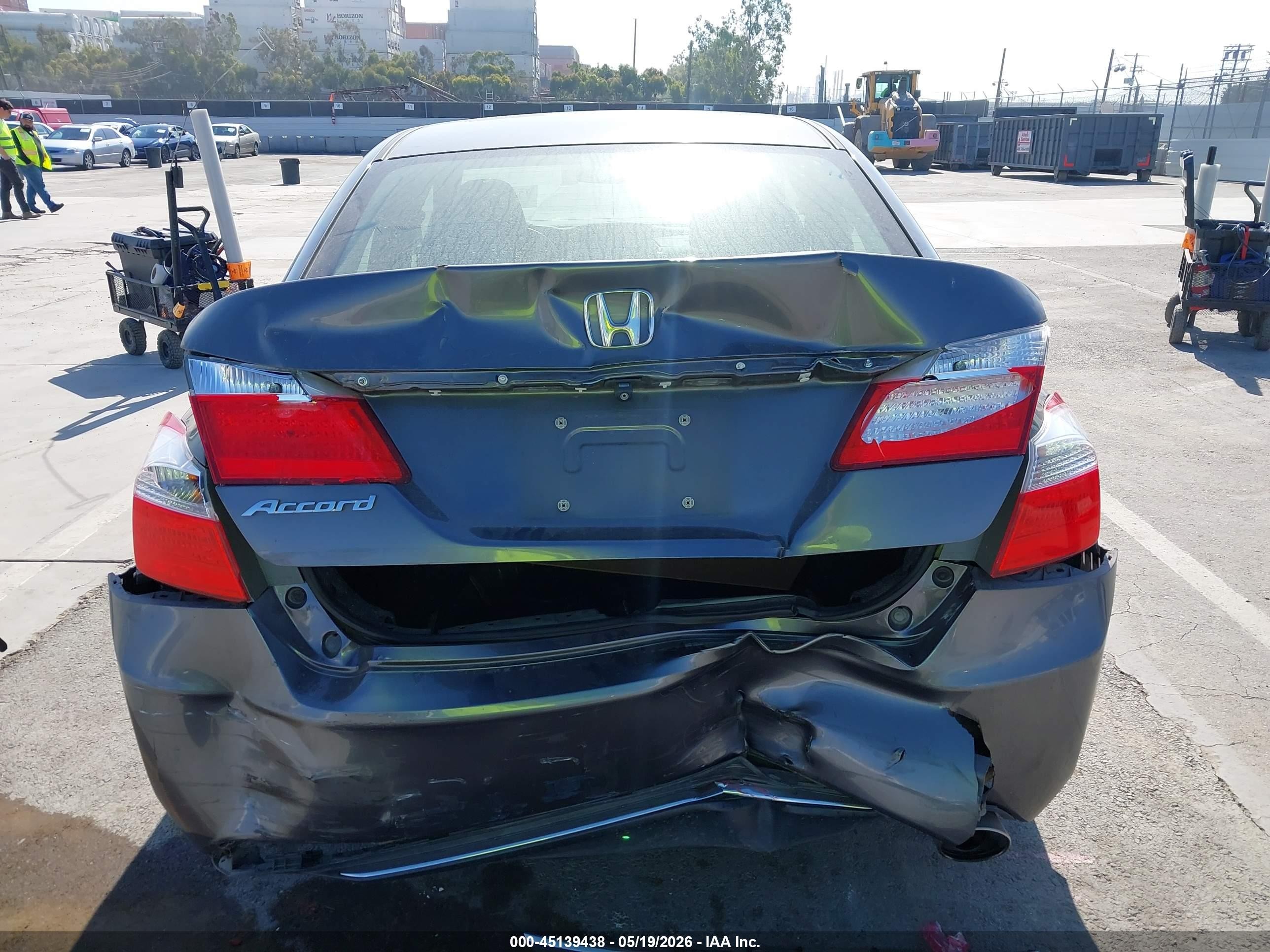 2013 Honda Accord Lx Gray vin: 1HGCR2F38DA268795