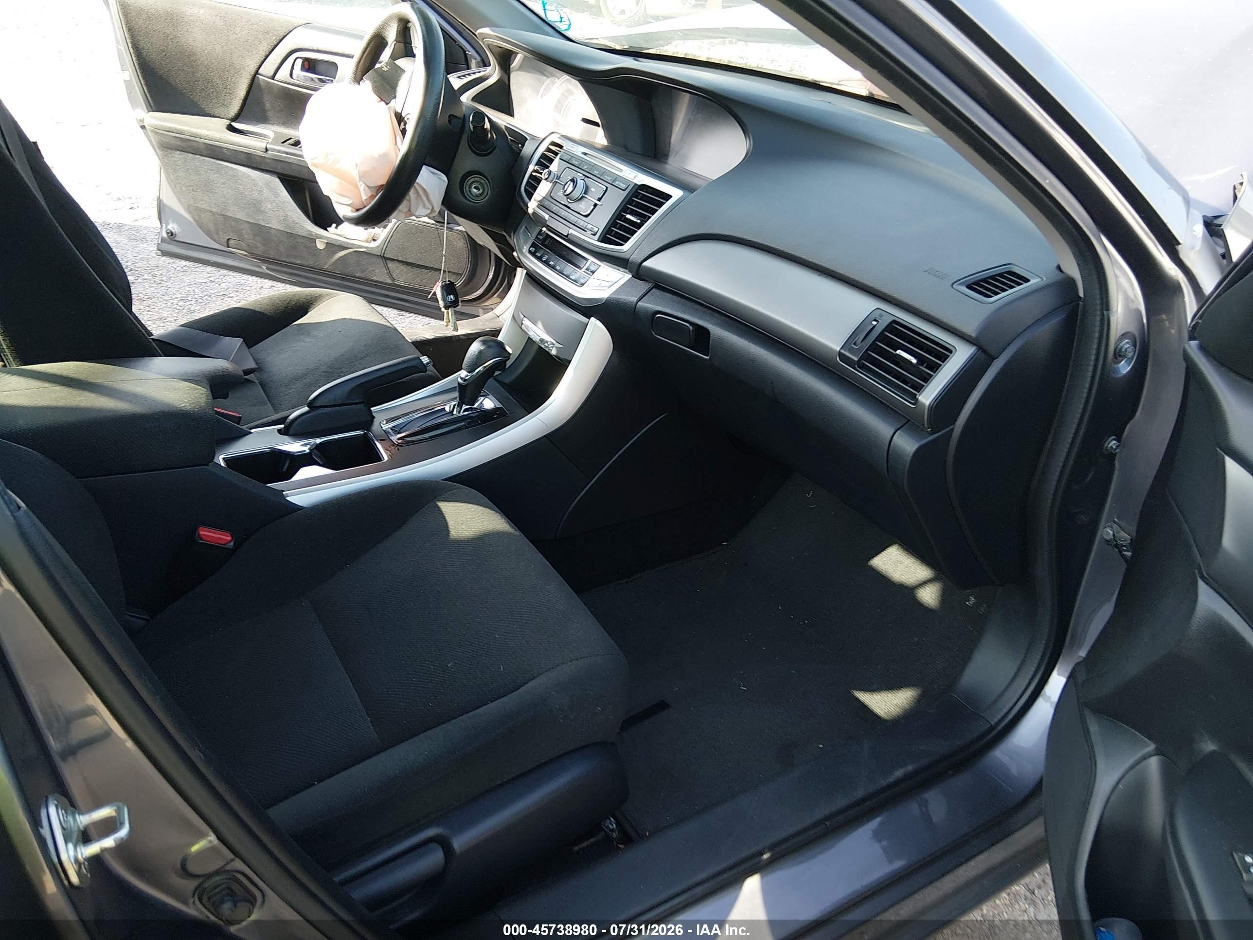 2013 Honda Accord Lx Gray vin: 1HGCR2F38DA274869