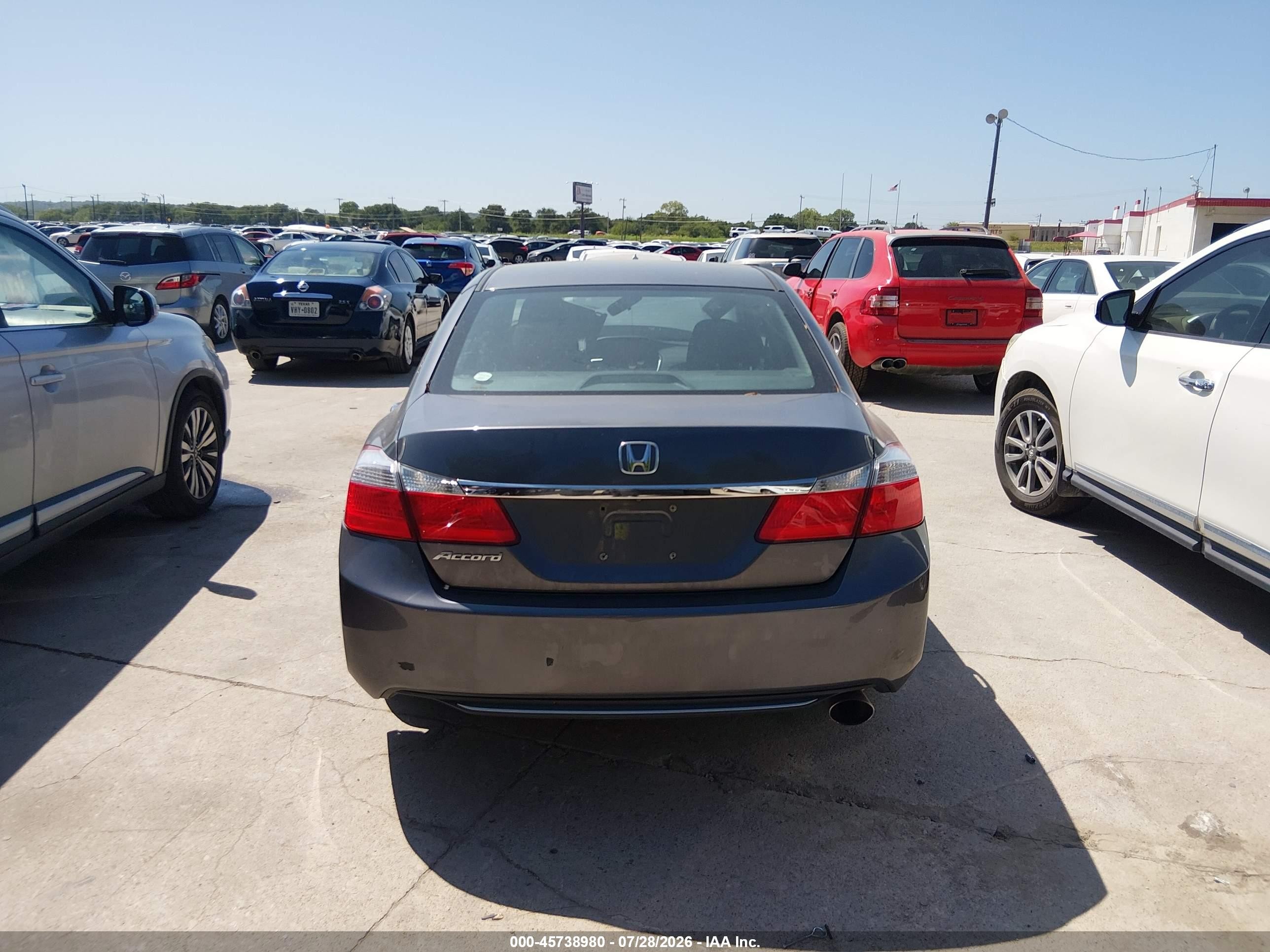2013 Honda Accord Lx Gray vin: 1HGCR2F38DA274869