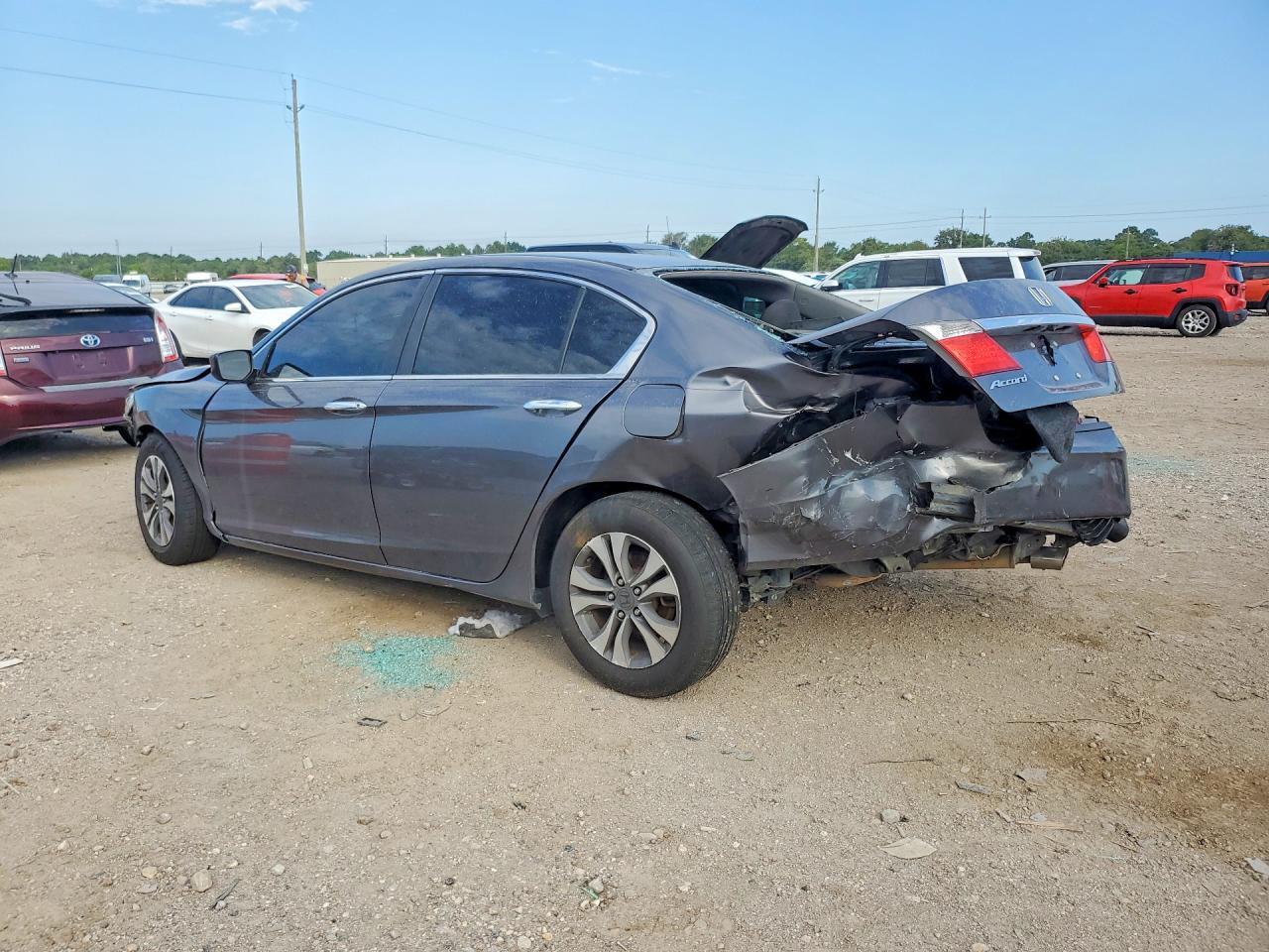 2013 Honda Accord Lx Charcoal vin: 1HGCR2F38DA284947