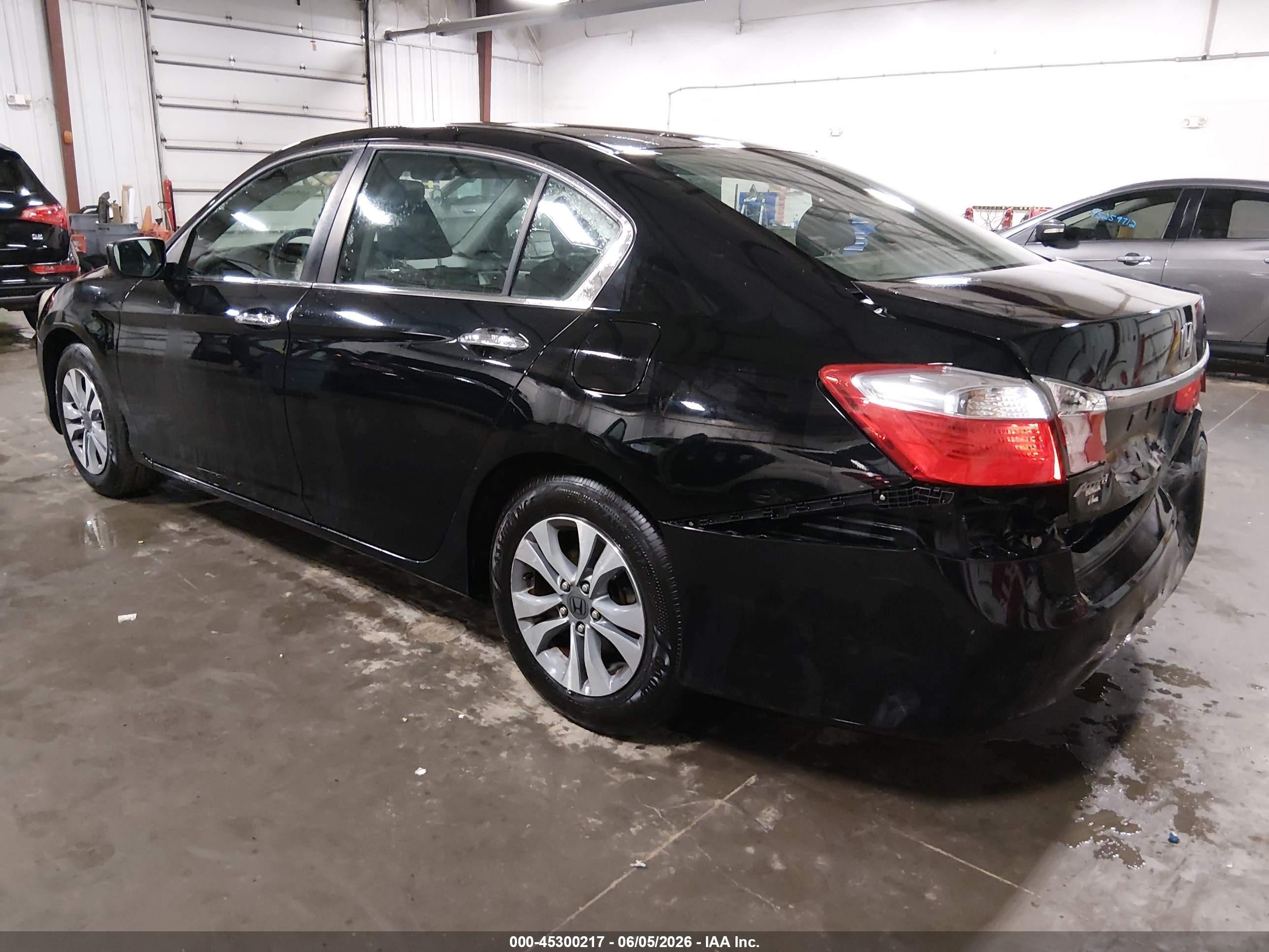2014 Honda Accord Lx Black vin: 1HGCR2F38EA007748