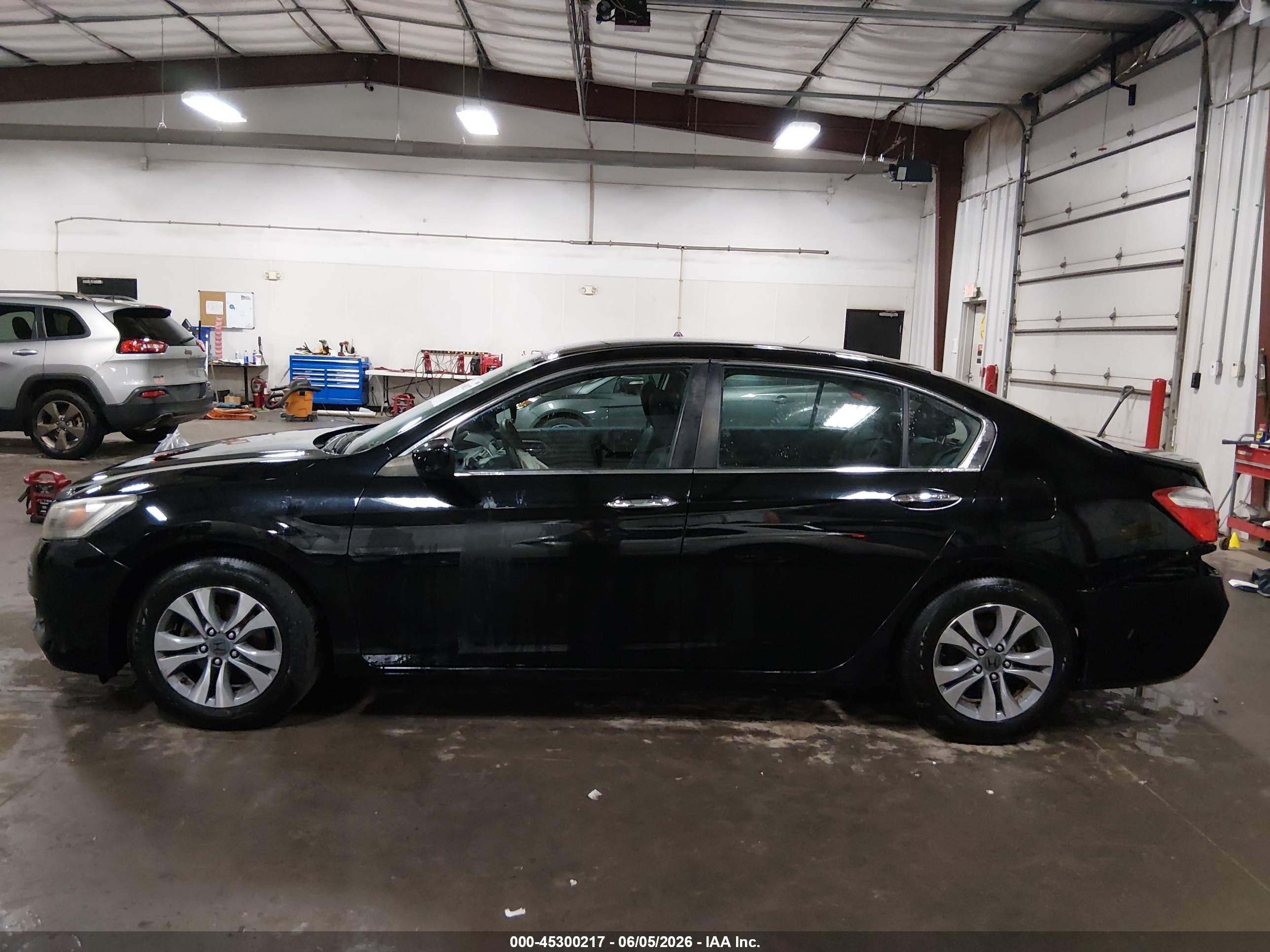 2014 Honda Accord Lx Black vin: 1HGCR2F38EA007748