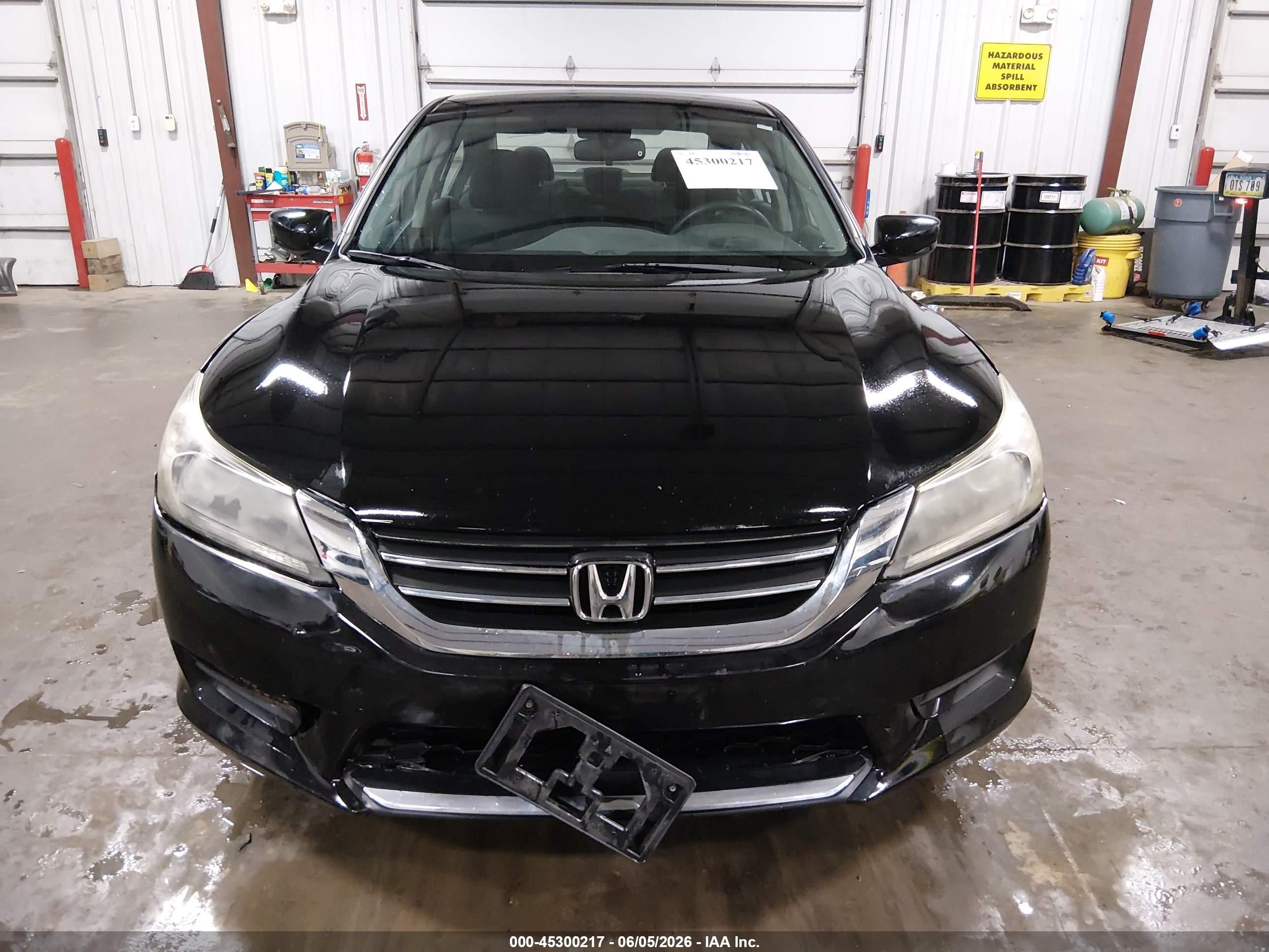2014 Honda Accord Lx Black vin: 1HGCR2F38EA007748