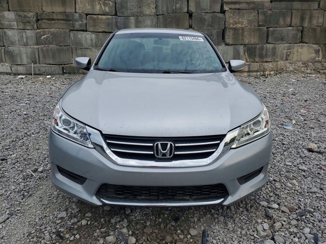 2014 Honda Accord Lx Silver vin: 1HGCR2F38EA007779