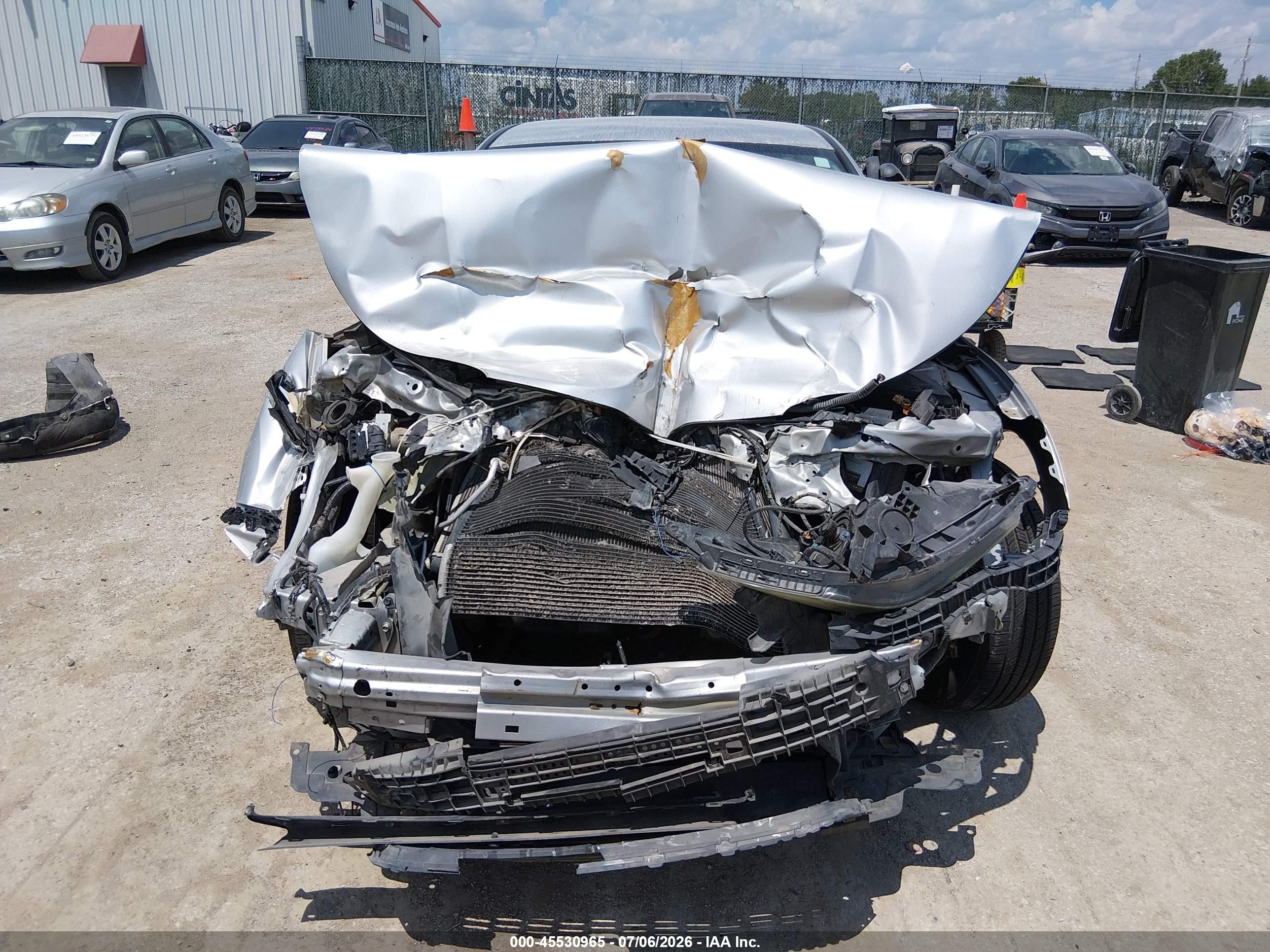 2014 Honda Accord Lx Silver vin: 1HGCR2F38EA010892