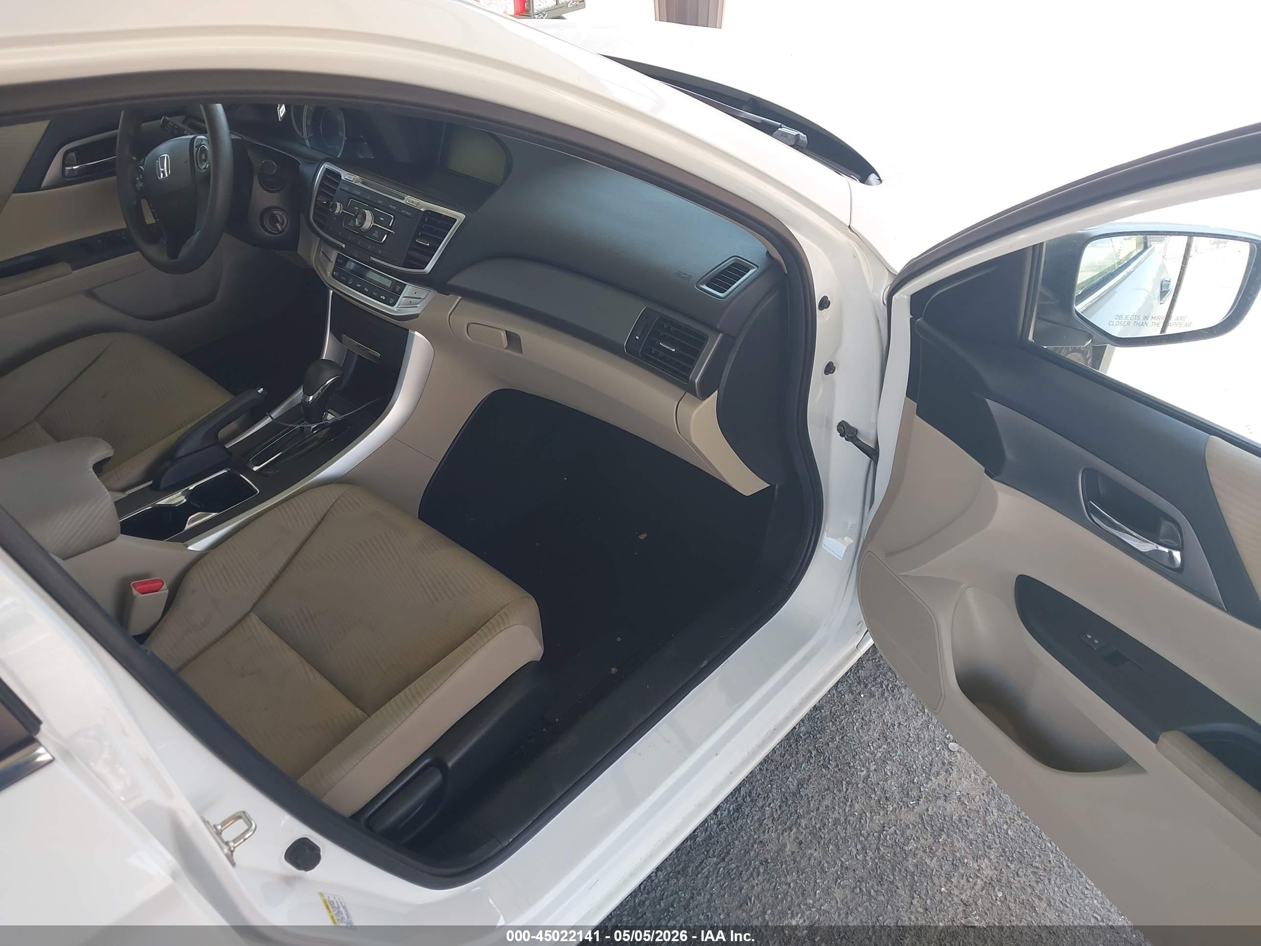 2014 Honda Accord Lx Белый vin: 1HGCR2F38EA055699