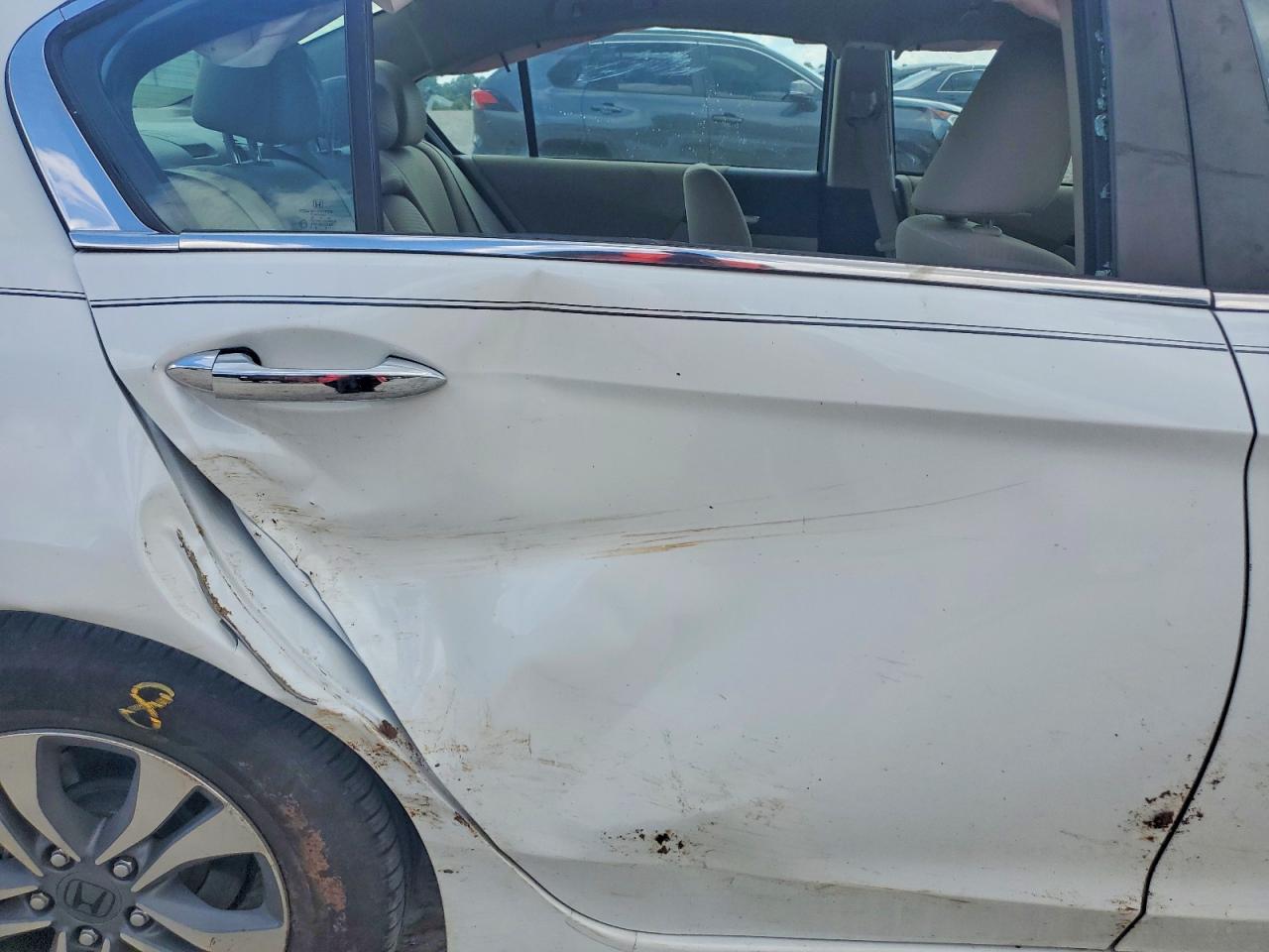 2014 Honda Accord Lx White vin: 1HGCR2F38EA086189