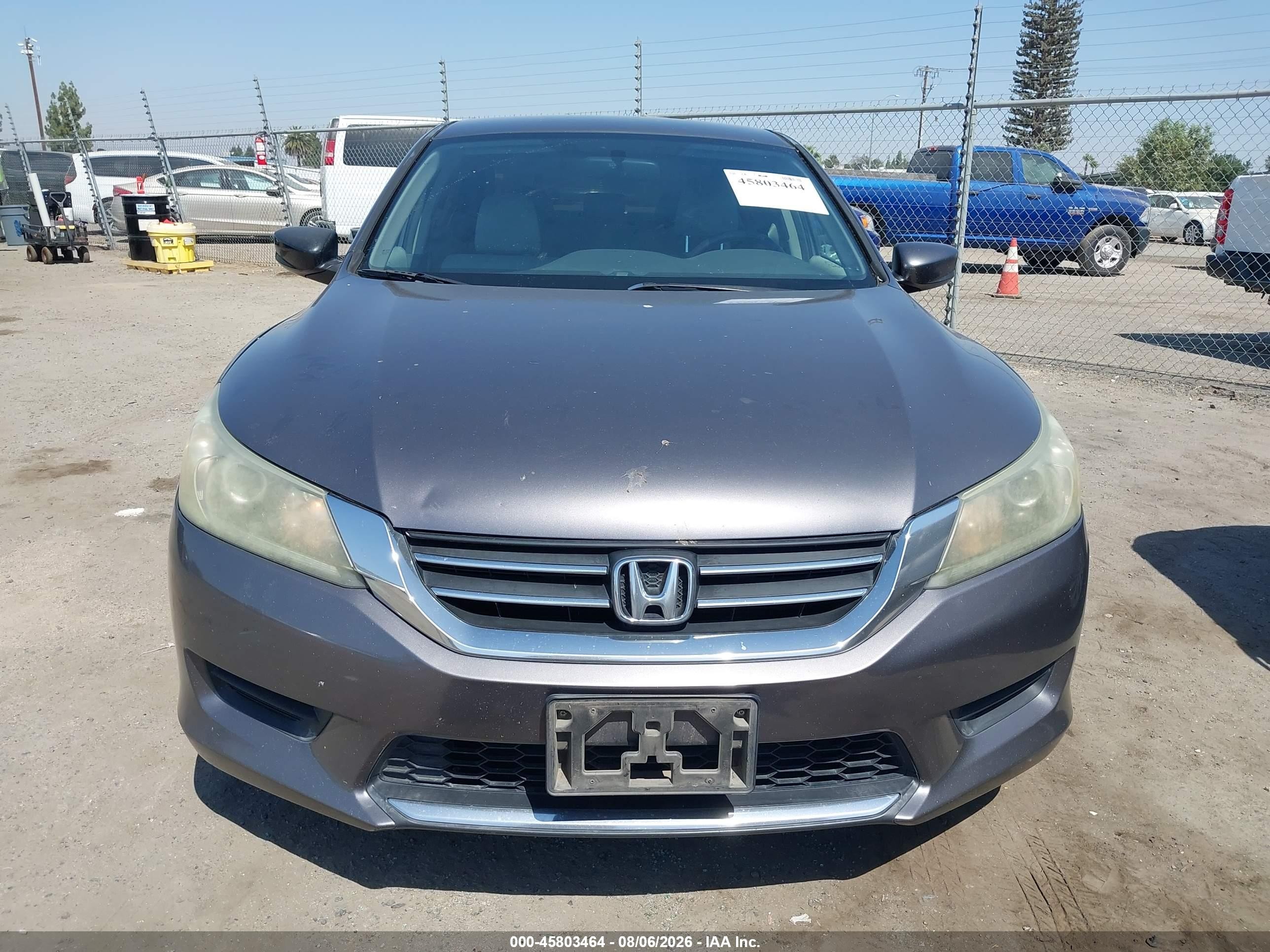2014 Honda Accord Lx Серый vin: 1HGCR2F38EA125752