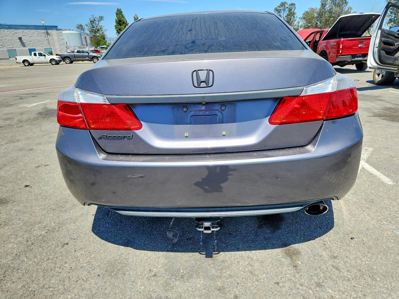 2014 Honda Accord Lx Gray vin: 1HGCR2F38EA127954