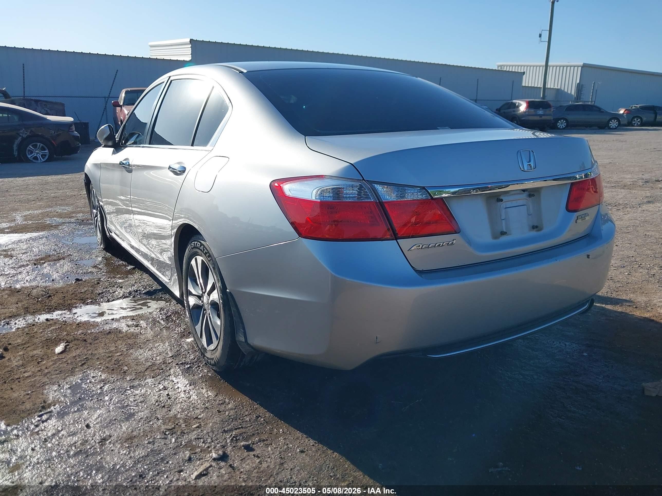 2014 Honda Accord Lx Серебряный vin: 1HGCR2F38EA144253