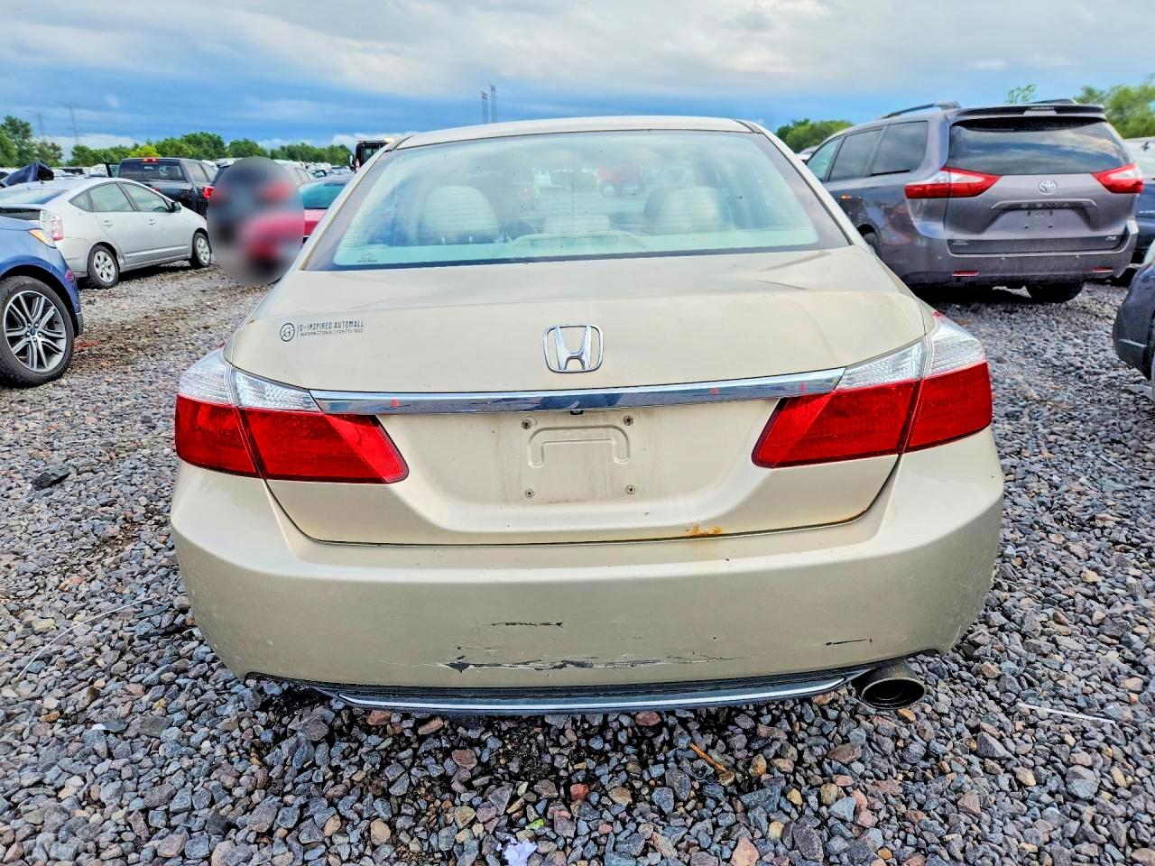 2014 Honda Accord Lx Бежевый vin: 1HGCR2F38EA153308