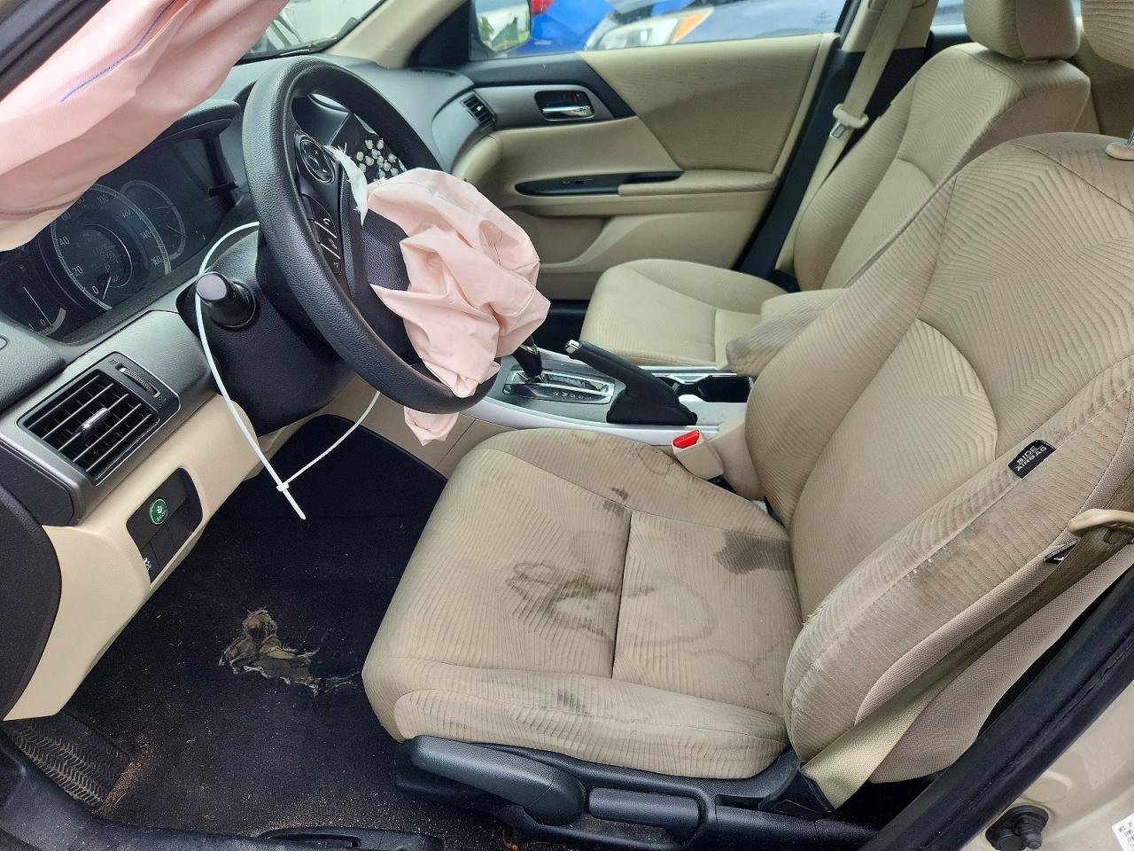 2014 Honda Accord Lx Бежевый vin: 1HGCR2F38EA153308