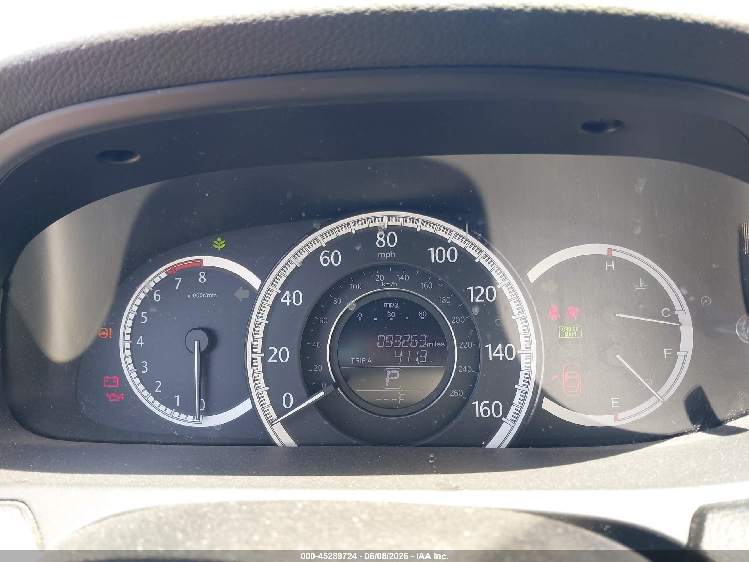 2014 Honda Accord Lx Gray vin: 1HGCR2F38EA185076