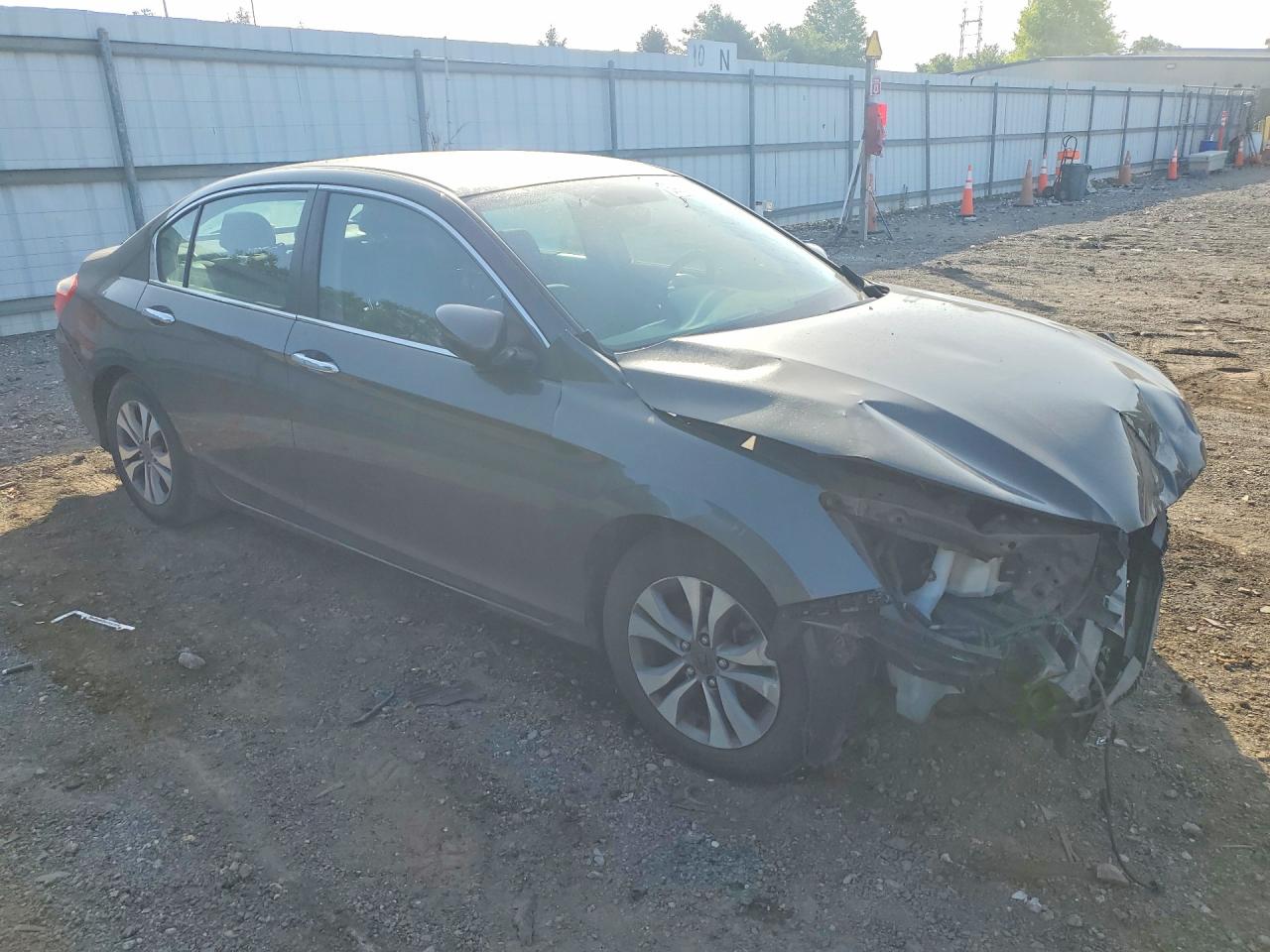 2014 Honda Accord Lx Серый vin: 1HGCR2F38EA238911