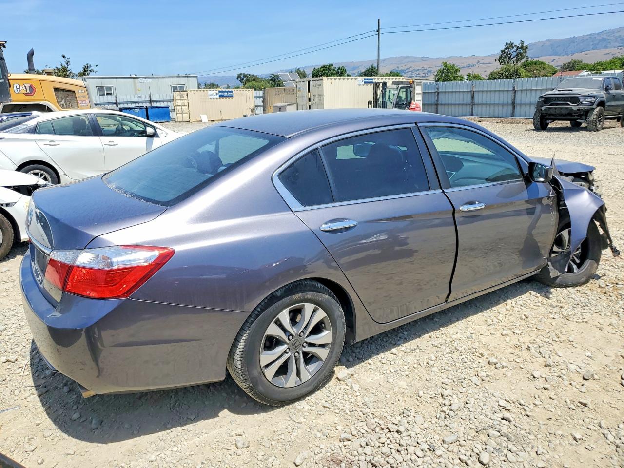 2014 Honda Accord Lx Gray vin: 1HGCR2F38EA284450
