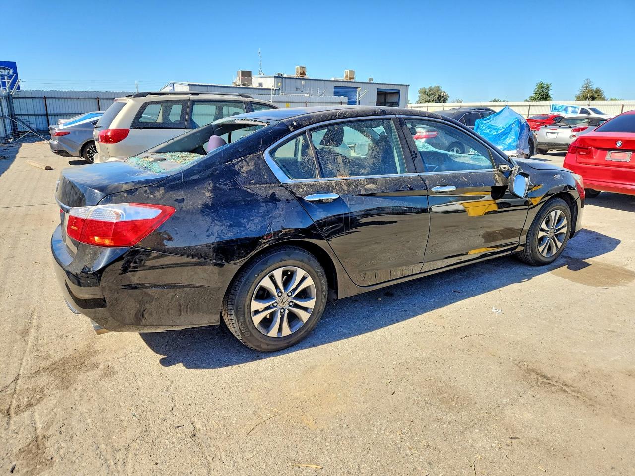 2014 Honda Accord Lx Black vin: 1HGCR2F38EA285694