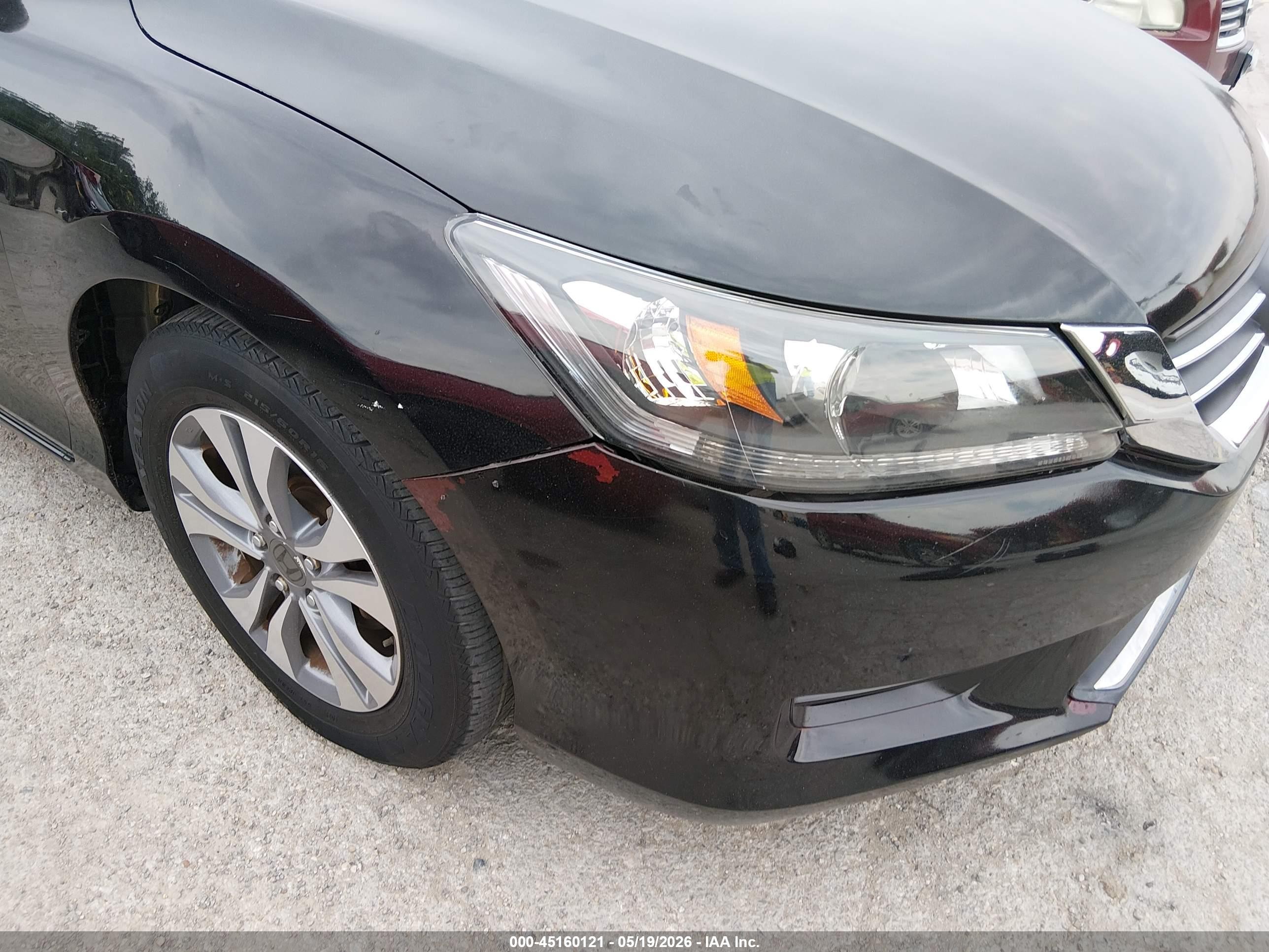 2014 Honda Accord Lx Black vin: 1HGCR2F38EA298056