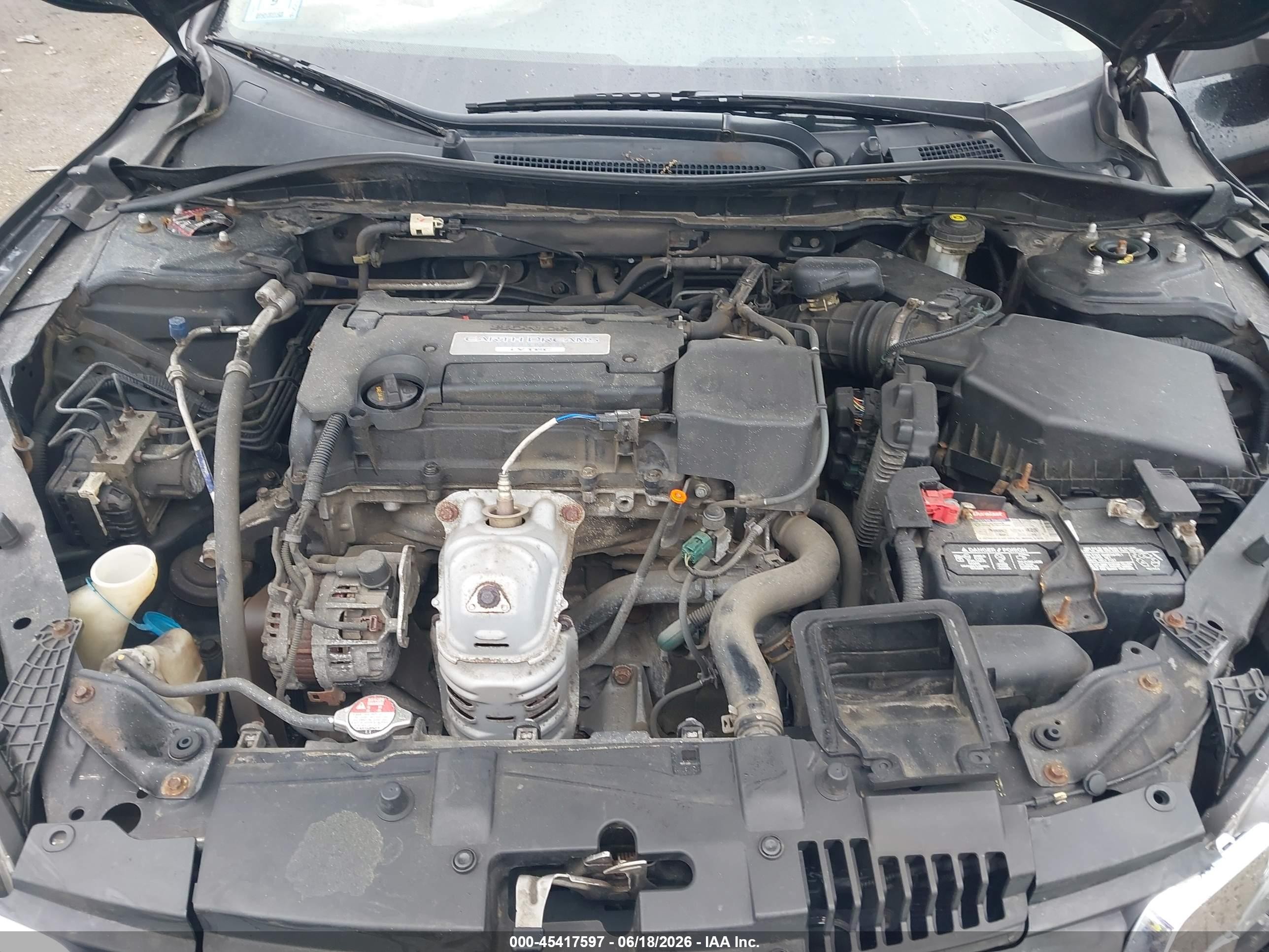 2014 Honda Accord Lx Black vin: 1HGCR2F38EA298977