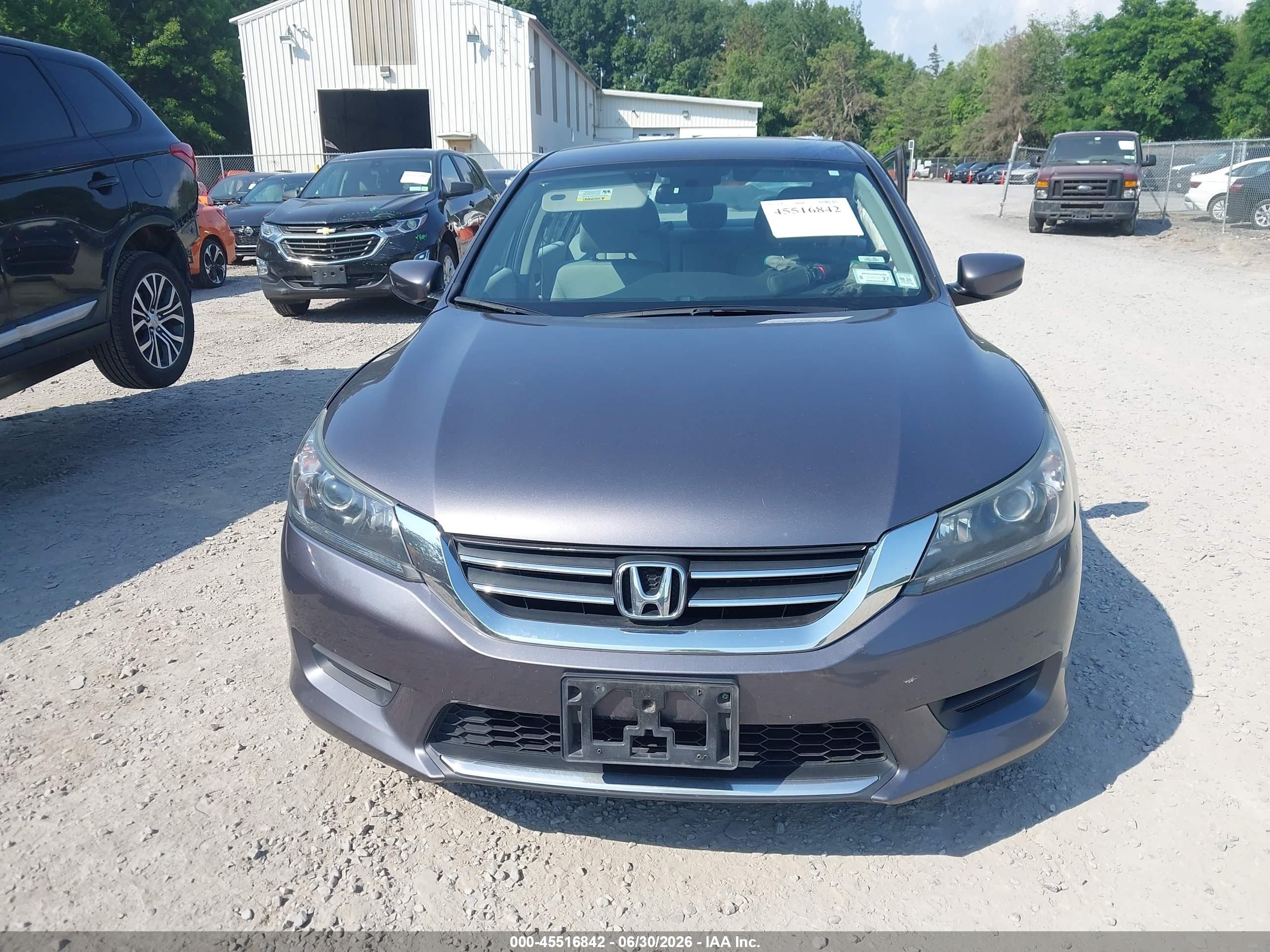 2015 Honda Accord Lx Gray vin: 1HGCR2F38FA003796