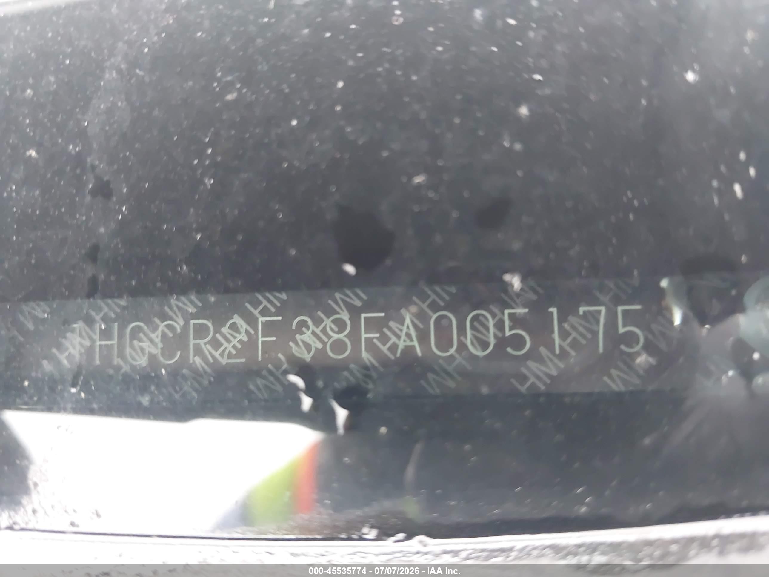 2015 Honda Accord Lx Черный vin: 1HGCR2F38FA005175
