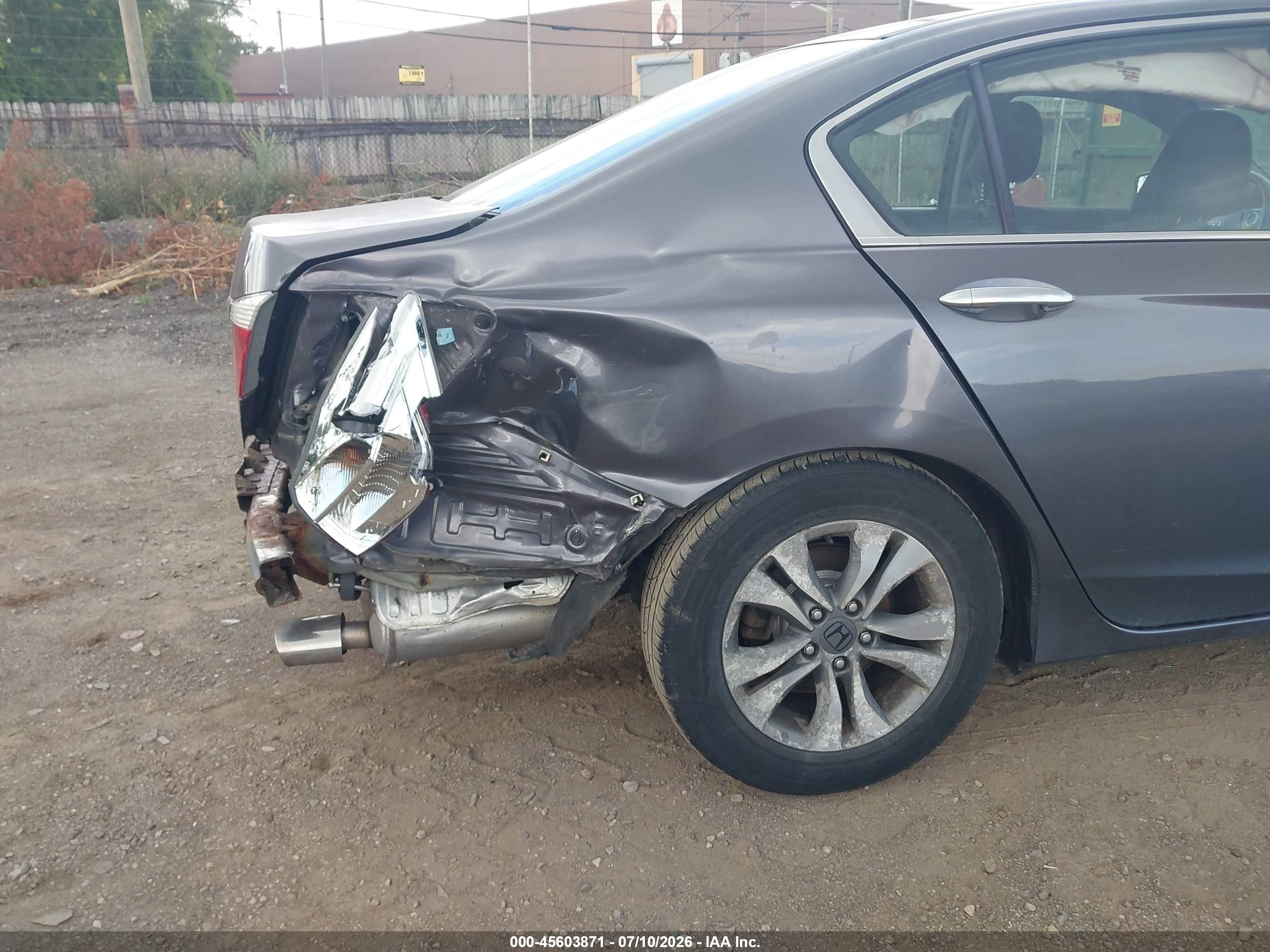 2015 Honda Accord Lx Gray vin: 1HGCR2F38FA024647