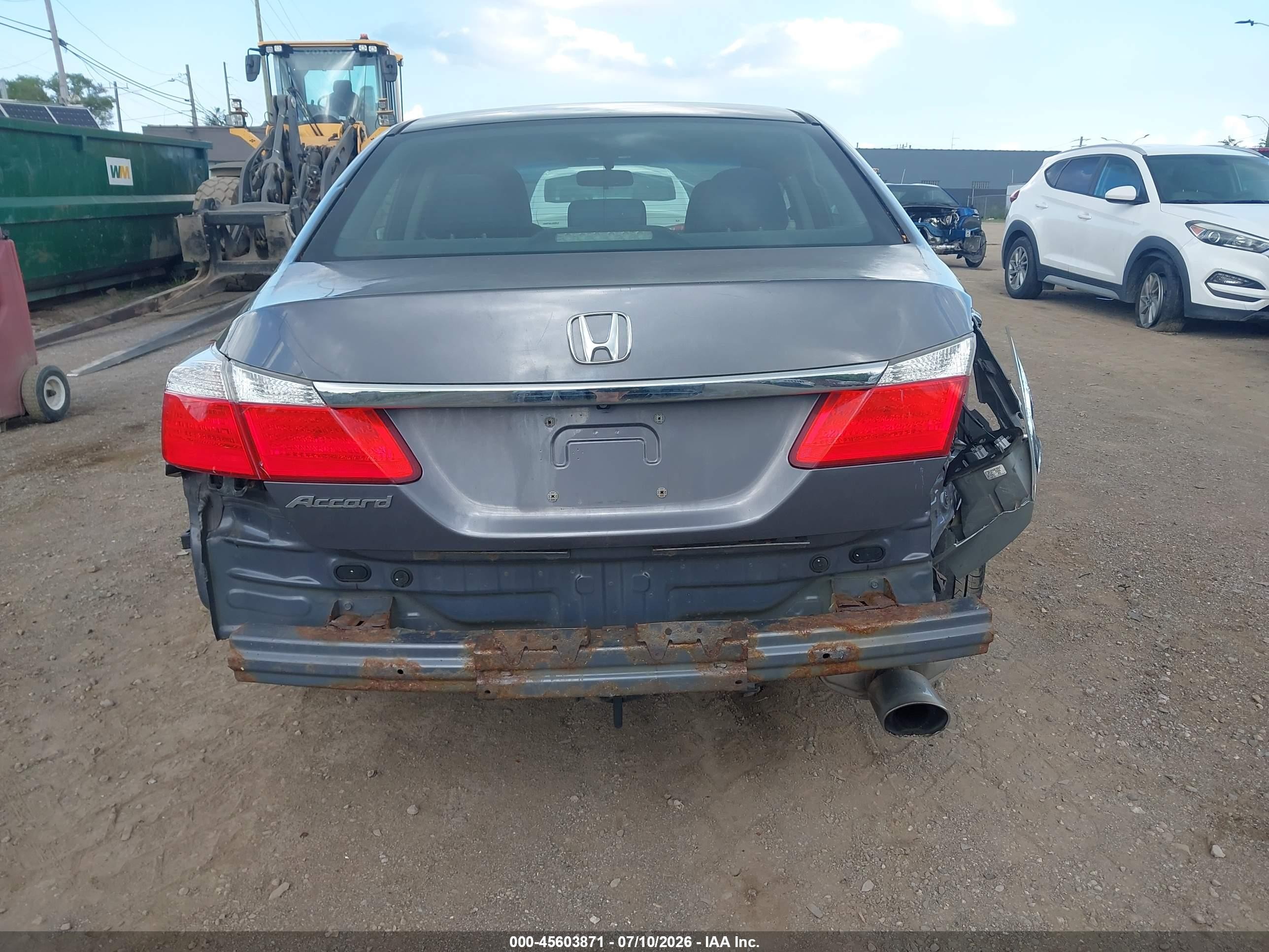 2015 Honda Accord Lx Gray vin: 1HGCR2F38FA024647
