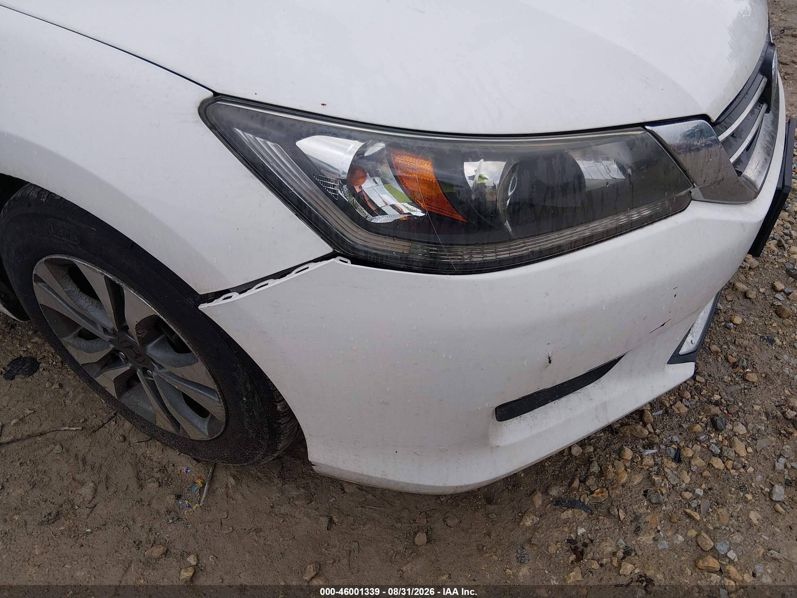 2015 Honda Accord Lx White vin: 1HGCR2F38FA068633