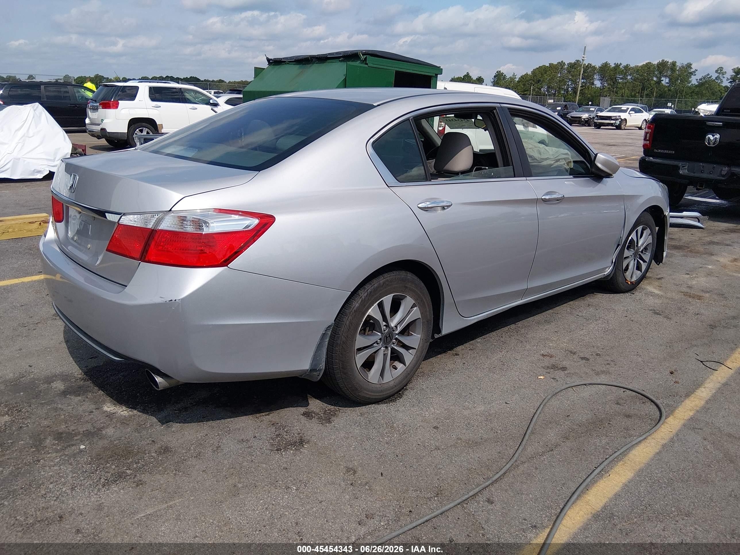 2015 Honda Accord Lx Silver vin: 1HGCR2F38FA079065