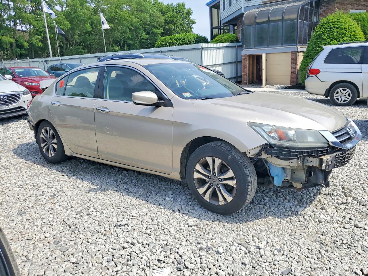 2015 Honda Accord Lx Tan vin: 1HGCR2F38FA080362