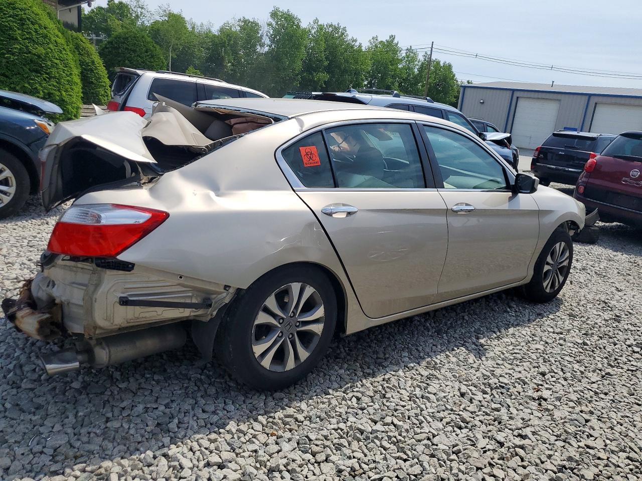 2015 Honda Accord Lx Tan vin: 1HGCR2F38FA080362