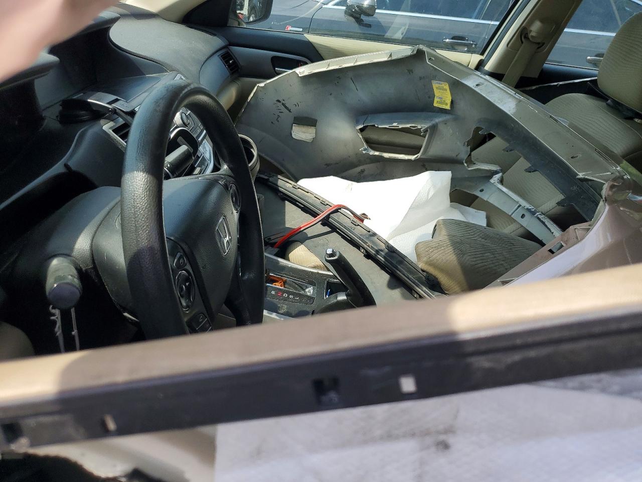 2015 Honda Accord Lx Tan vin: 1HGCR2F38FA080362