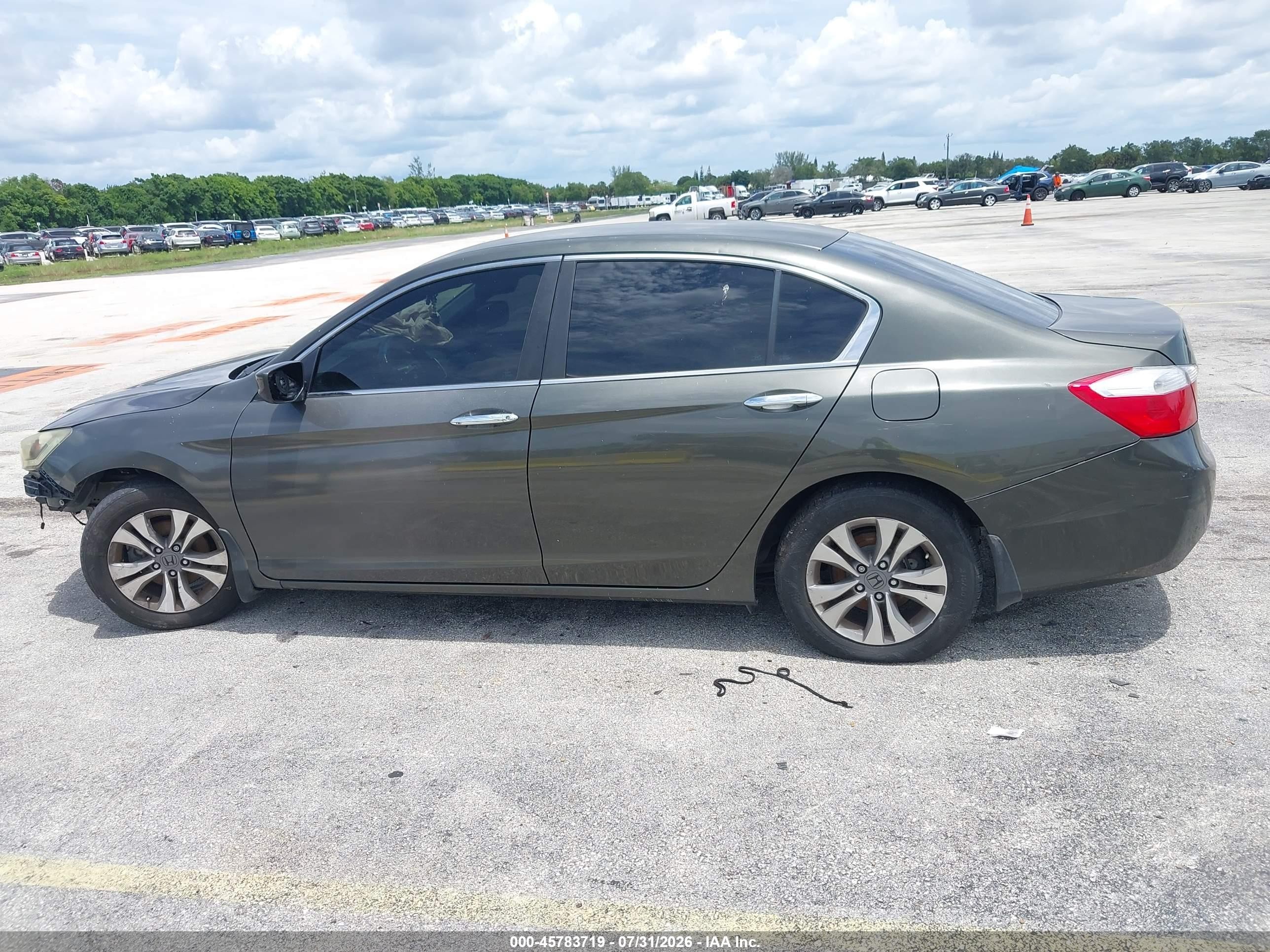 2015 Honda Accord Lx Gray vin: 1HGCR2F38FA103252