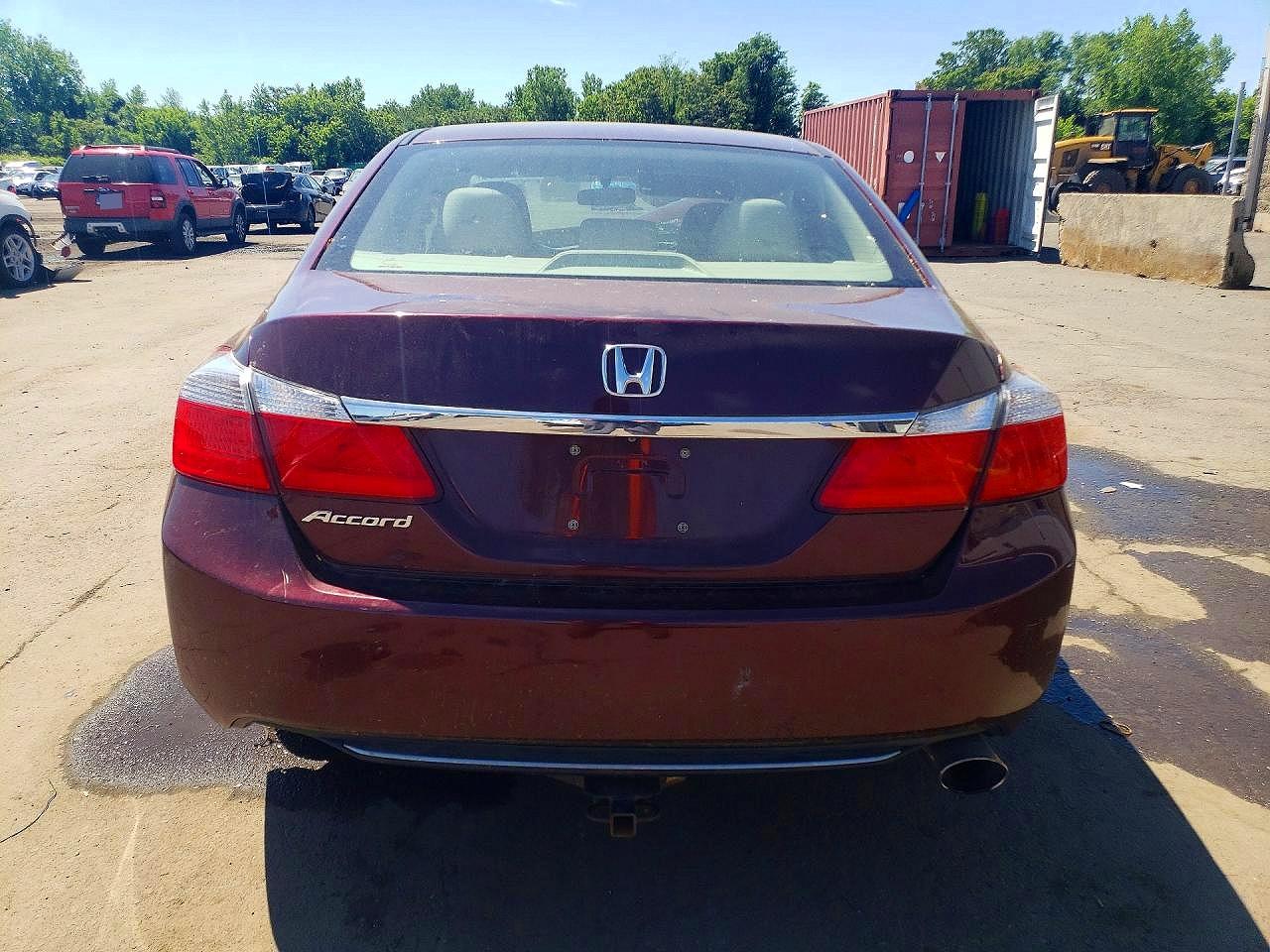 2015 Honda Accord Lx Burgundy vin: 1HGCR2F38FA120715