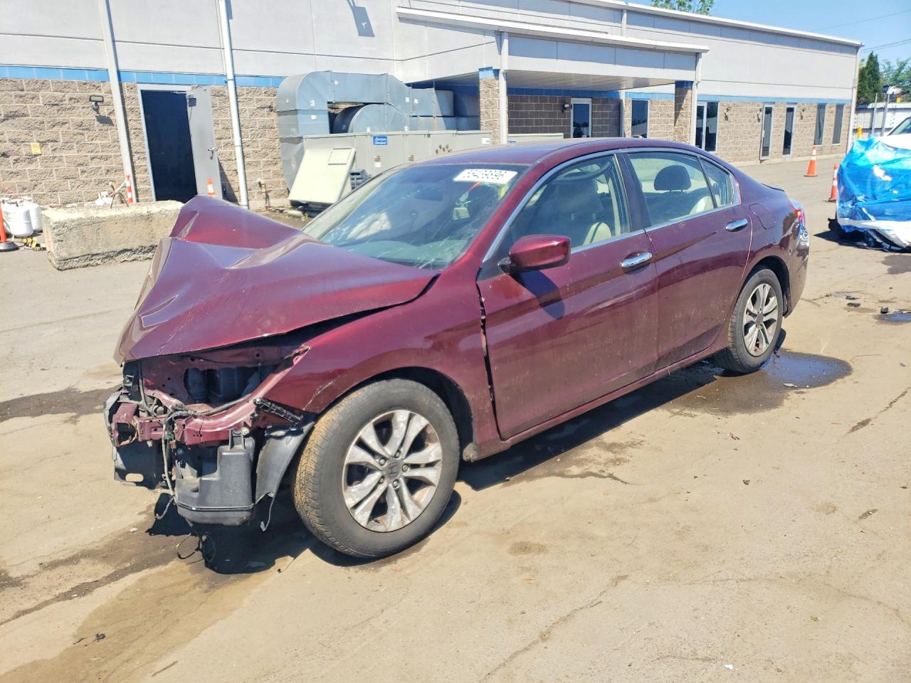 2015 Honda Accord Lx Burgundy vin: 1HGCR2F38FA120715