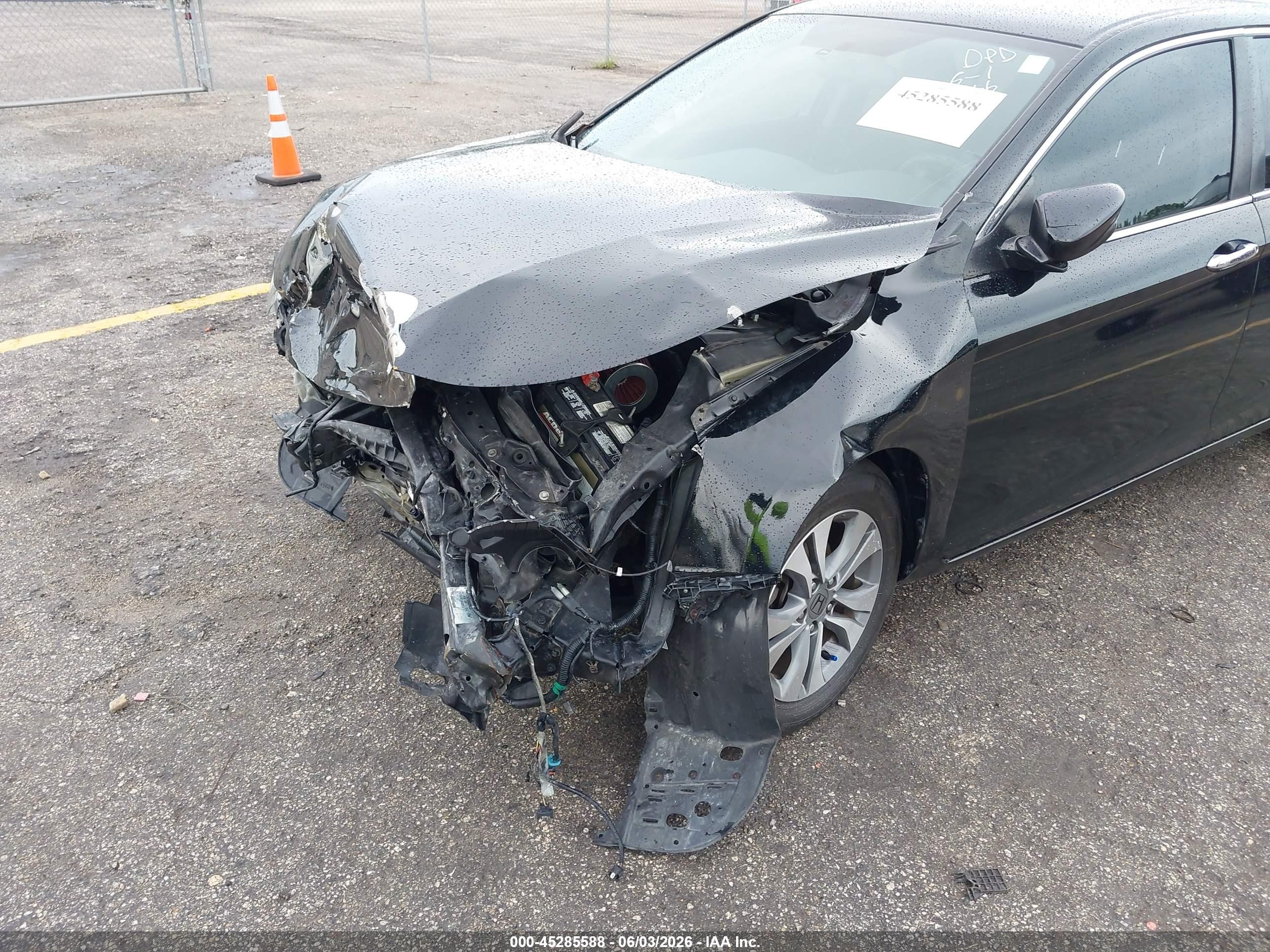 2015 Honda Accord Lx Black vin: 1HGCR2F38FA124666