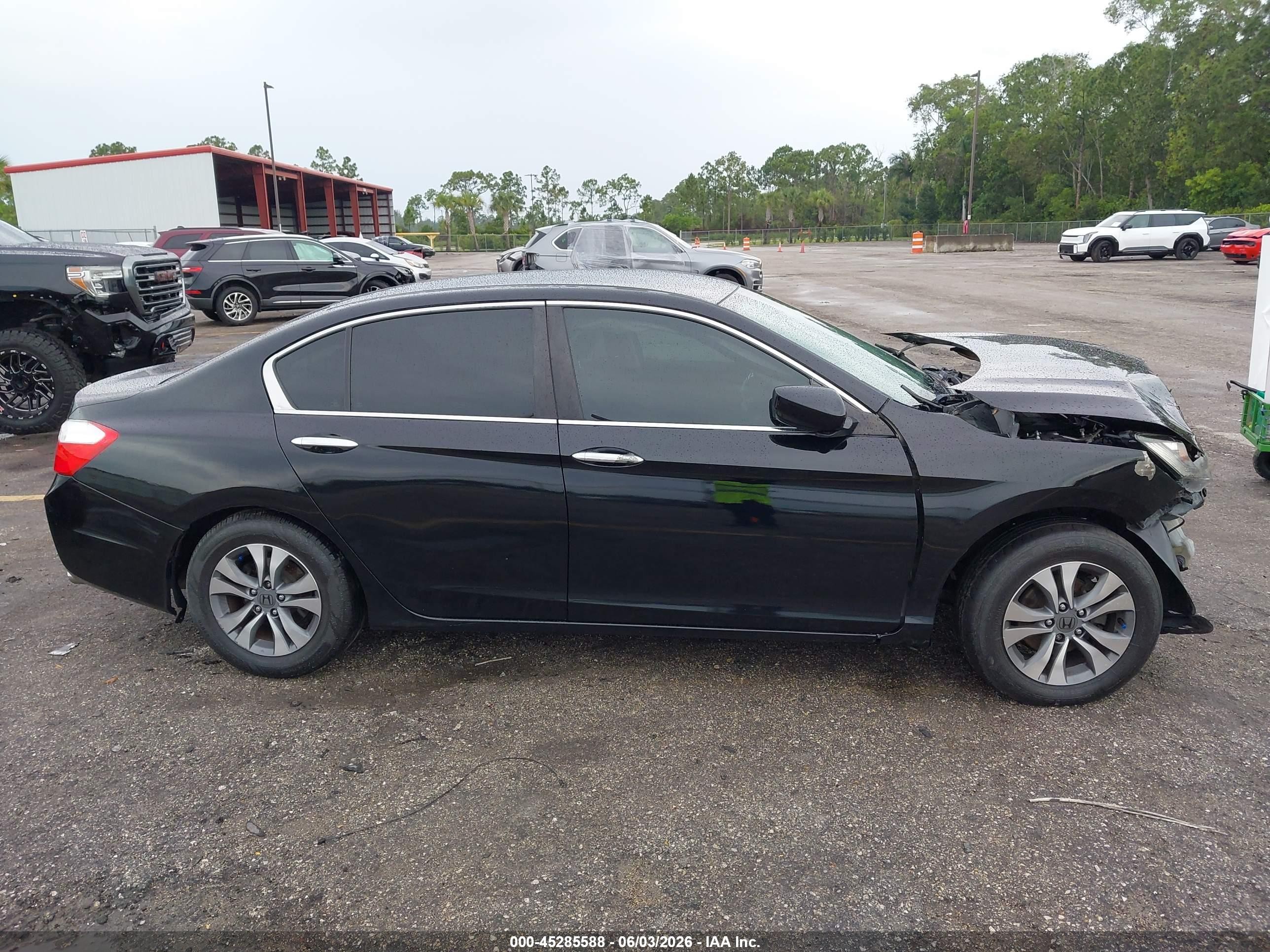 2015 Honda Accord Lx Black vin: 1HGCR2F38FA124666